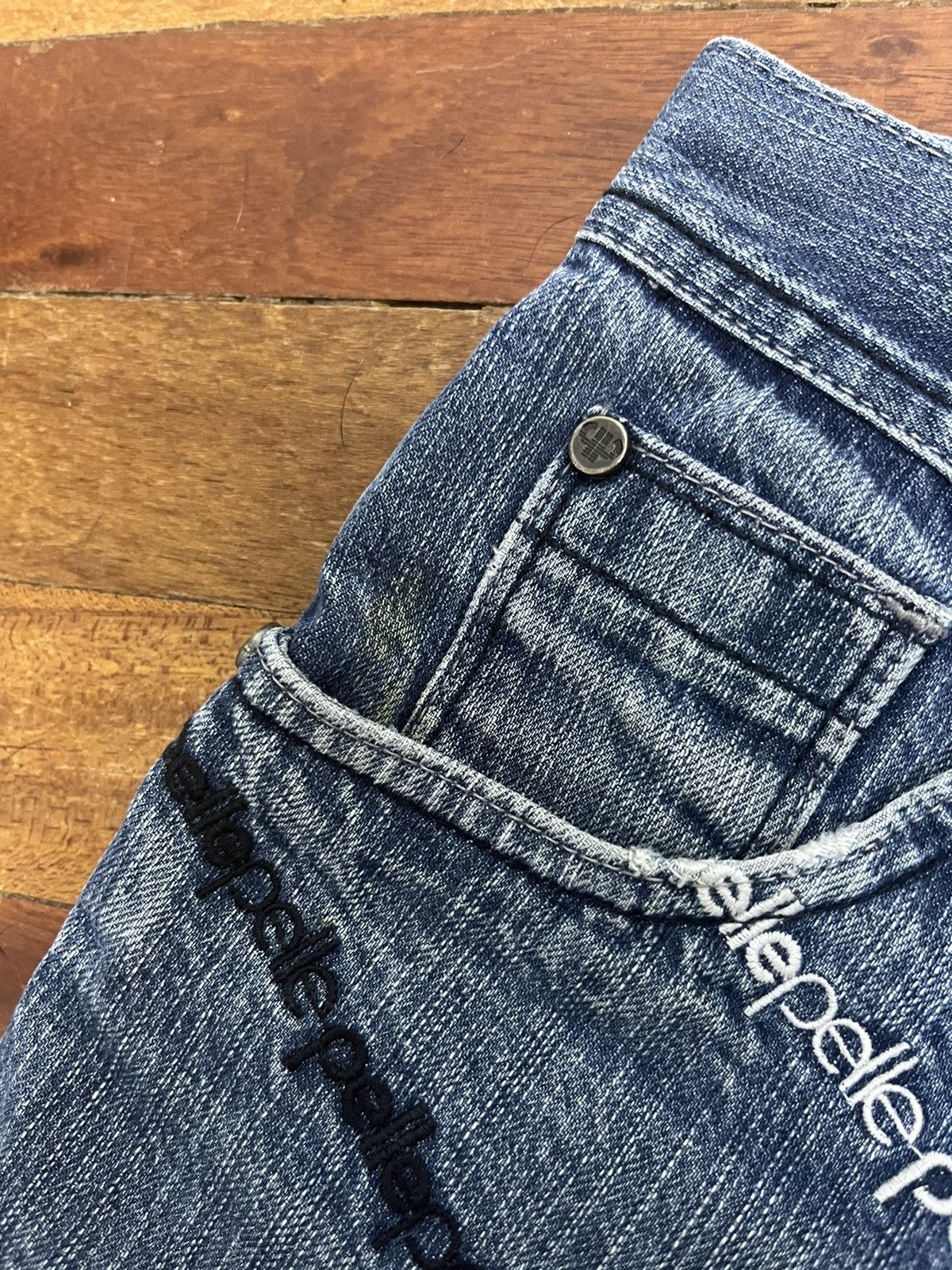 Pelle Pelle × Vintage Pelle Pelle Vintage Rap Baggy Jeans Size US 30 / EU 46 - 7 Thumbnail