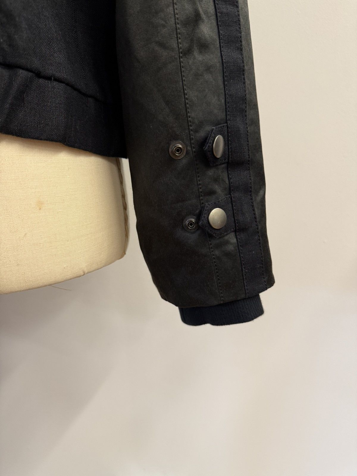 Japanese Brand Hiro Sawatari Linen Moto Bomber Jacket — Made in Japan Size US L / EU 52-54 / 3 - 10 Thumbnail