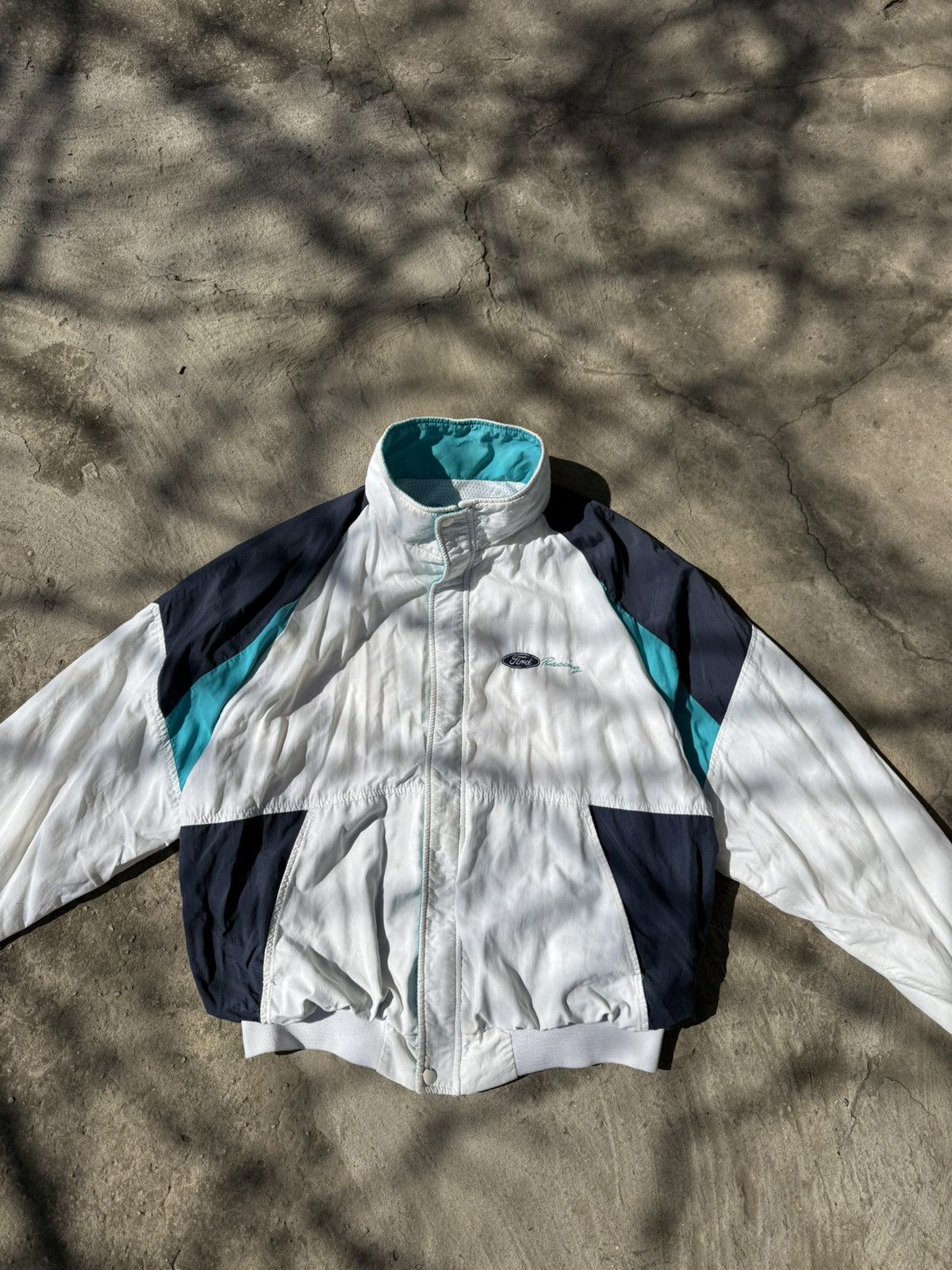 Ford Vintage Ford Racing Track Jacket Made In USA Size US L / EU 52-54 / 3 - 3 Thumbnail