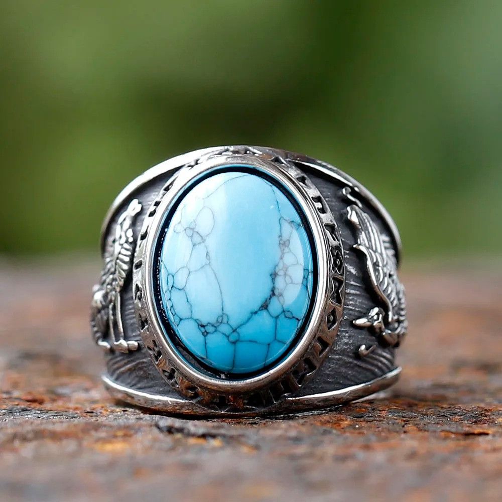Jewelry Rune and Wolf Ring Size ONE SIZE - 3 Thumbnail
