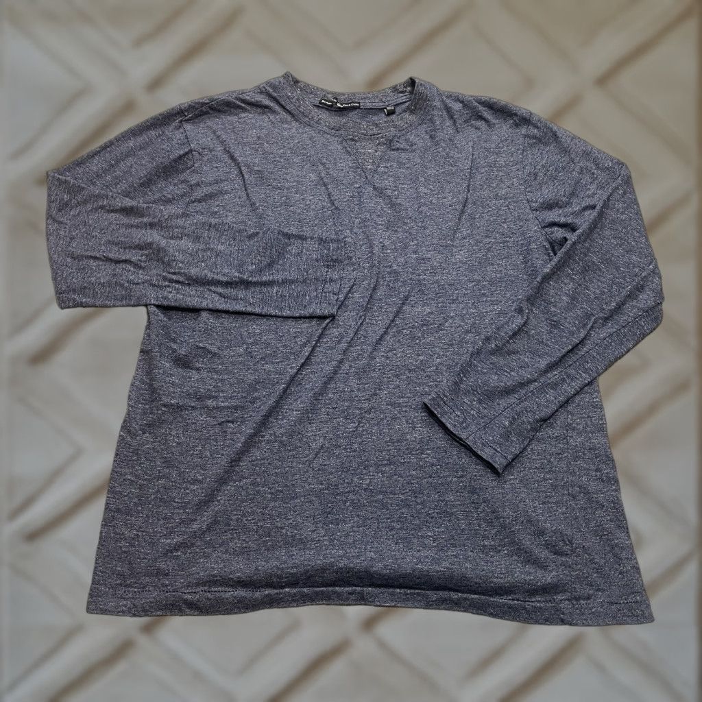 Beverly Hills Polo Club Beverly Hills Polo Club Men's Long Sleeve T-Shirt Blue Cotton Crew Neck Large Size US L / EU 52-54 / 3 - 1 Thumbnail