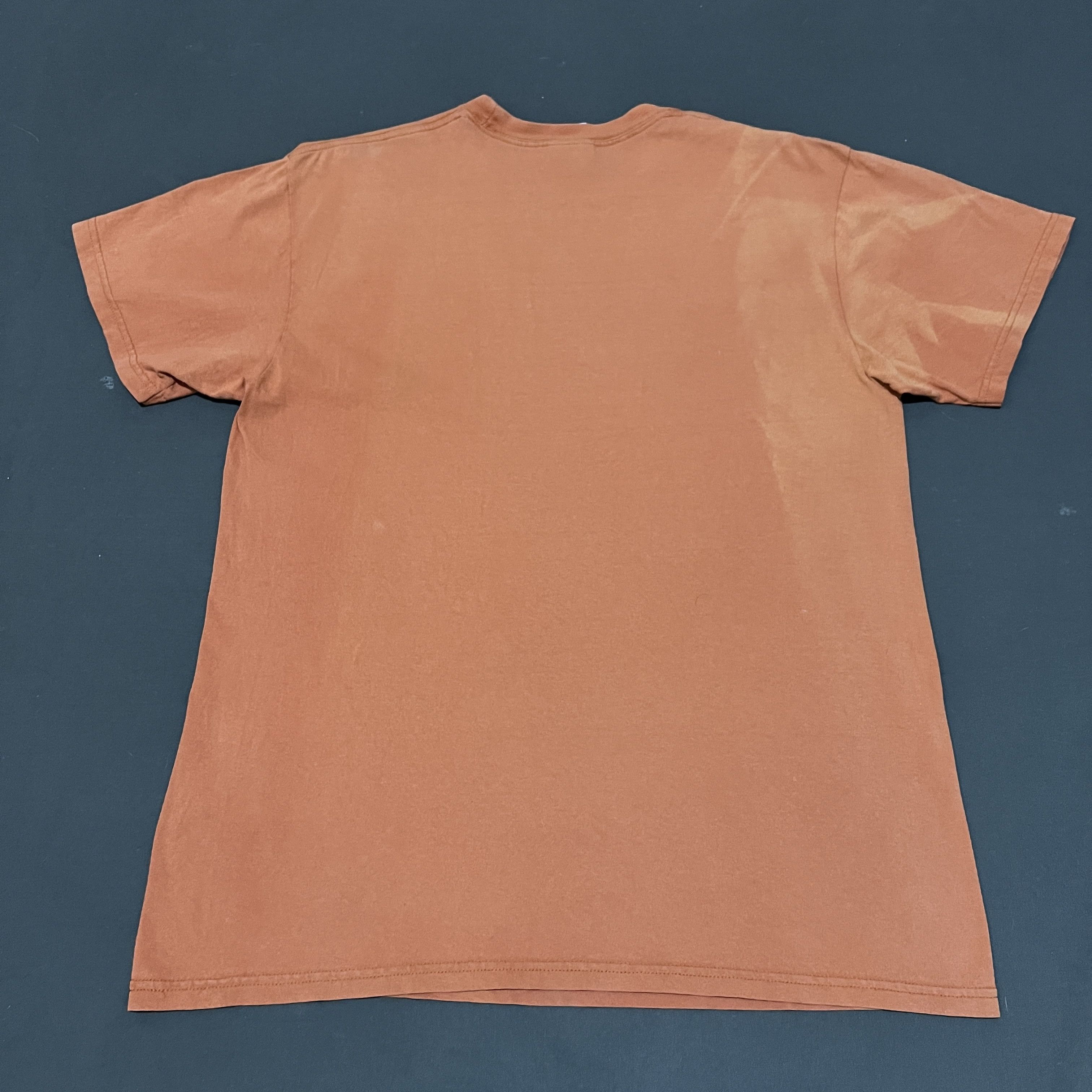 Nike × Vintage Vintage Y2K Nike Orange Tee Faded Size US L / EU 52-54 / 3 - 6 Thumbnail
