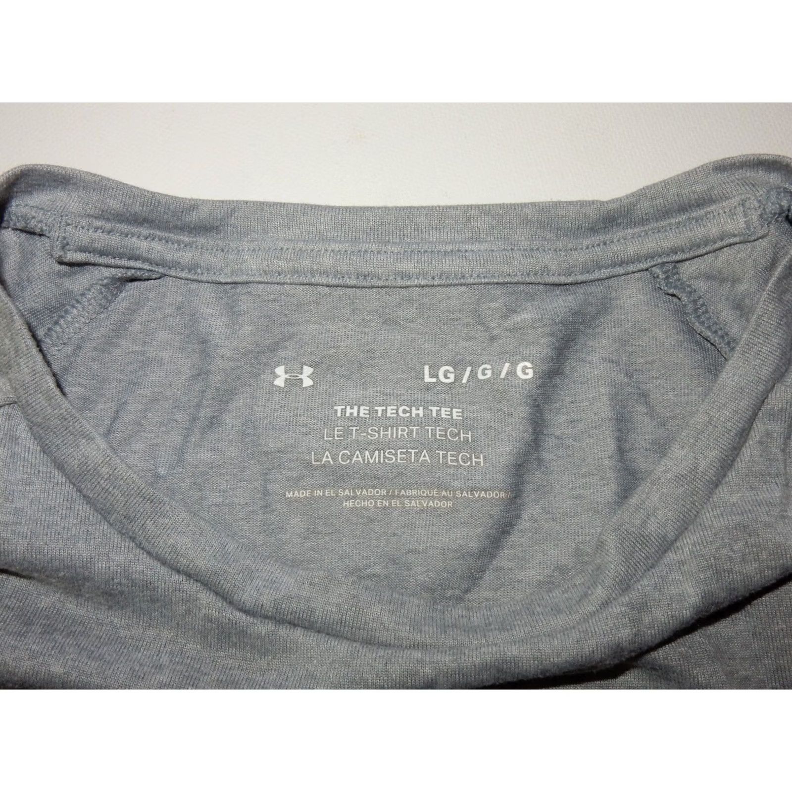 Under Armour VINTAGE? Under Armour Shirt Mens L Gray Tech Tee Size US L / EU 52-54 / 3 - 3 Thumbnail