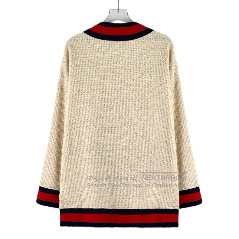 Gucci Gucci Colour block rolled edge cotton V-neck single-breast Size XS / US 0-2 / IT 36-38 - 2 Thumbnail
