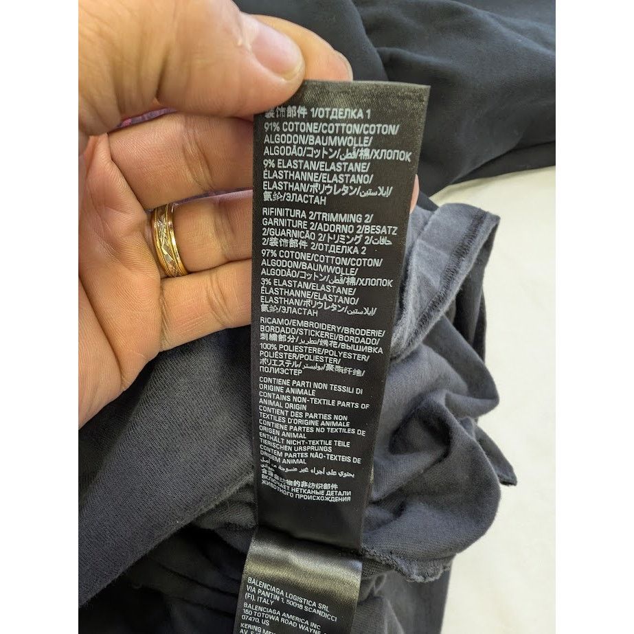 Balenciaga o1rshd1 Unity Sports Icon Layered Hoodie in Black Size US XL / EU 56 / 4 - 20 Thumbnail
