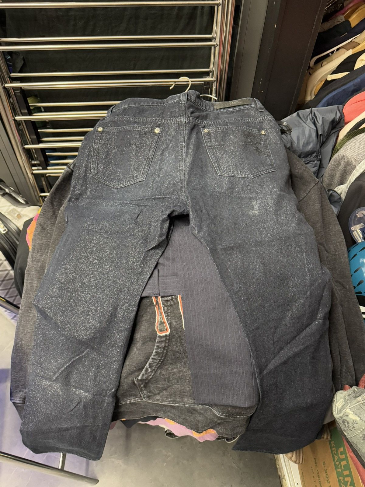 Versace Versace Collection Slim Fit Dark Wash Blue Denim 32 Size US 32 / EU 48 - 2 Thumbnail