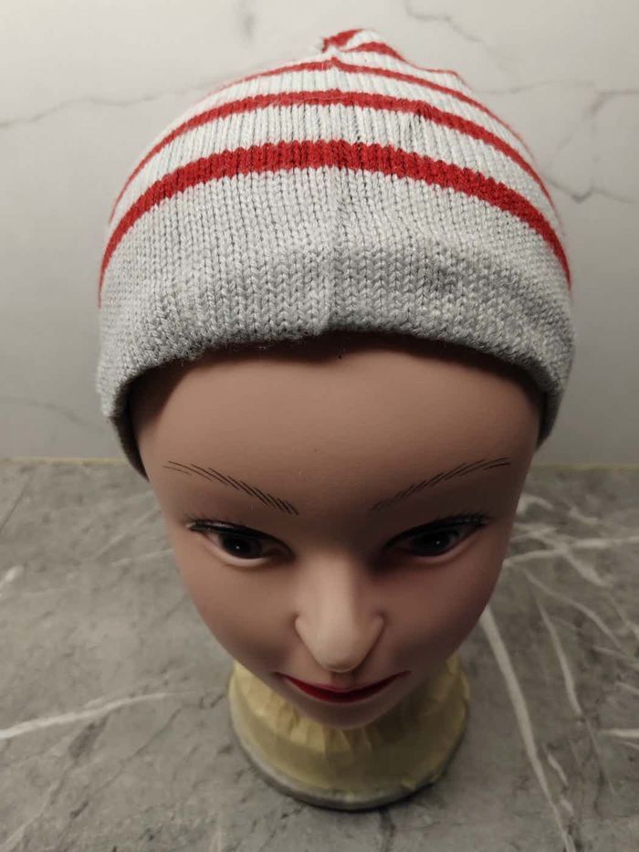 Japanese Brand Unknown Japanese Stripe Style Beanie Size ONE SIZE - 3 Thumbnail