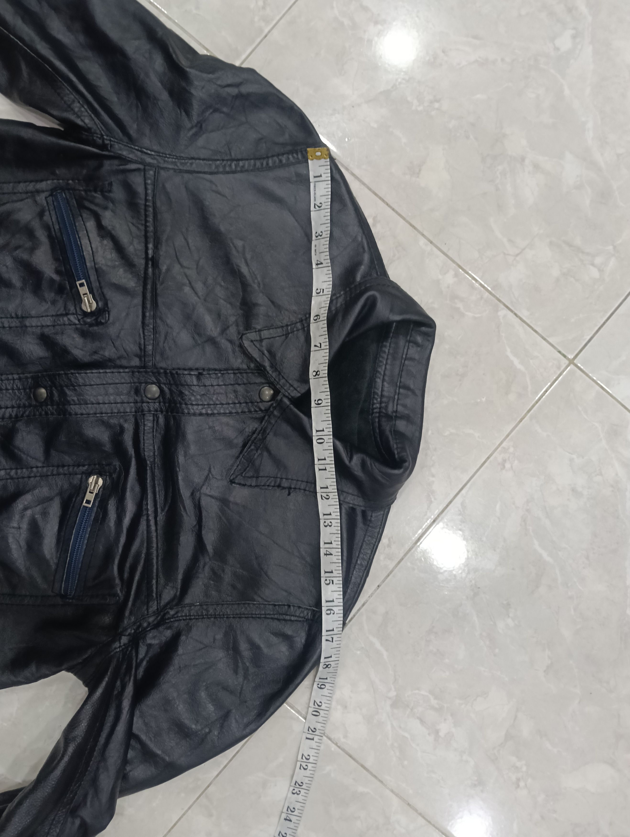 Yohji Yamamoto Vintage Unbrand Leather Jacket Riversible Size US L / EU 52-54 / 3 - 14 Thumbnail