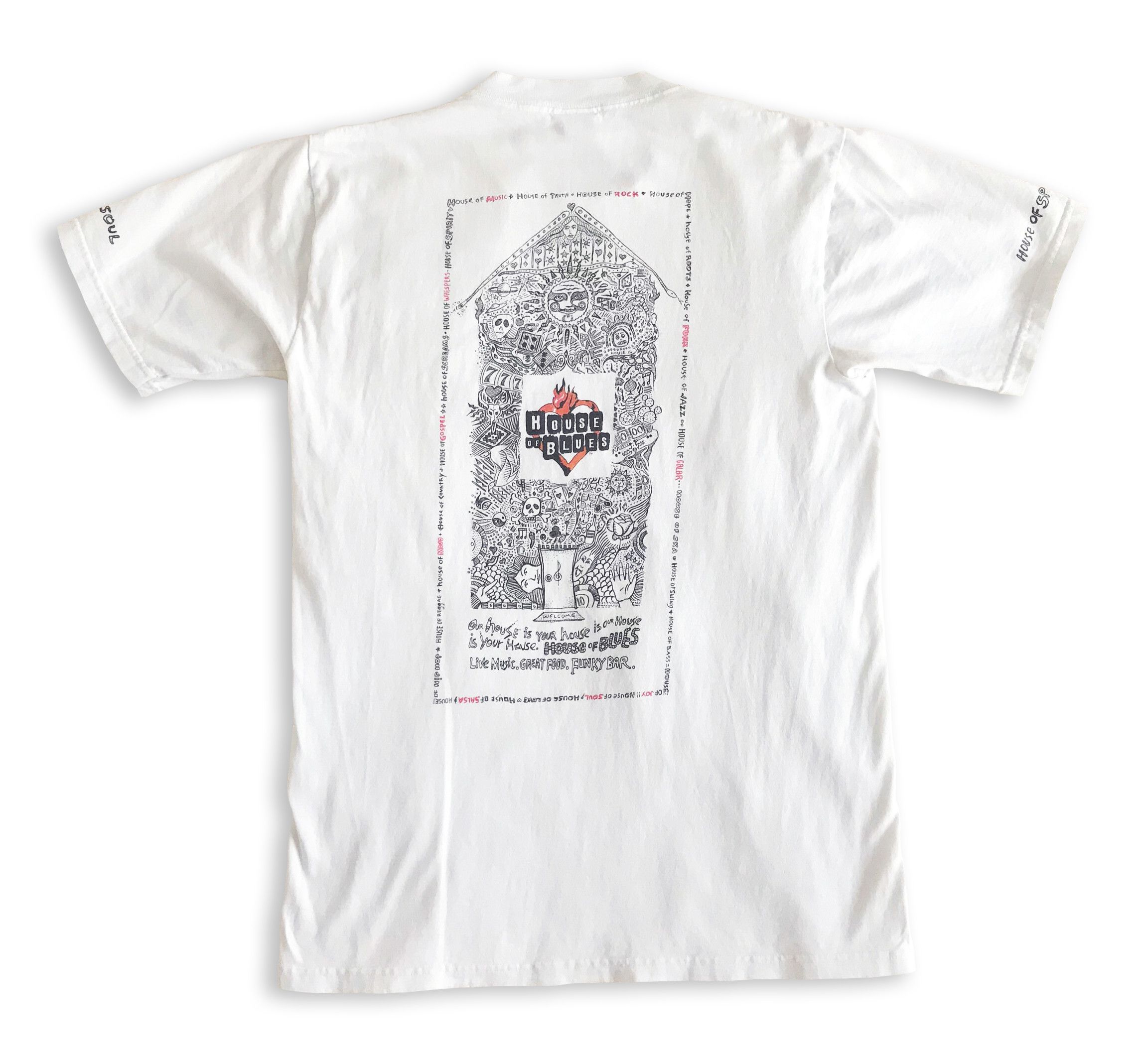 Vintage Vintage 90s Y2K HOUSE OF BLUES Chicago T shirt Tee Rock M Size US M / EU 48-50 / 2 - 3 Thumbnail