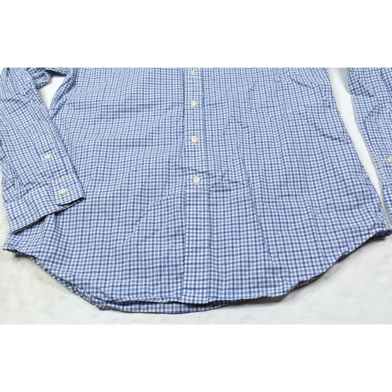 Ralph Lauren Ralph Lauren Shirt Mens Large Blue Plaid Long Sleeve Button-Down Cotton Size US L / EU 52-54 / 3 - 4 Thumbnail