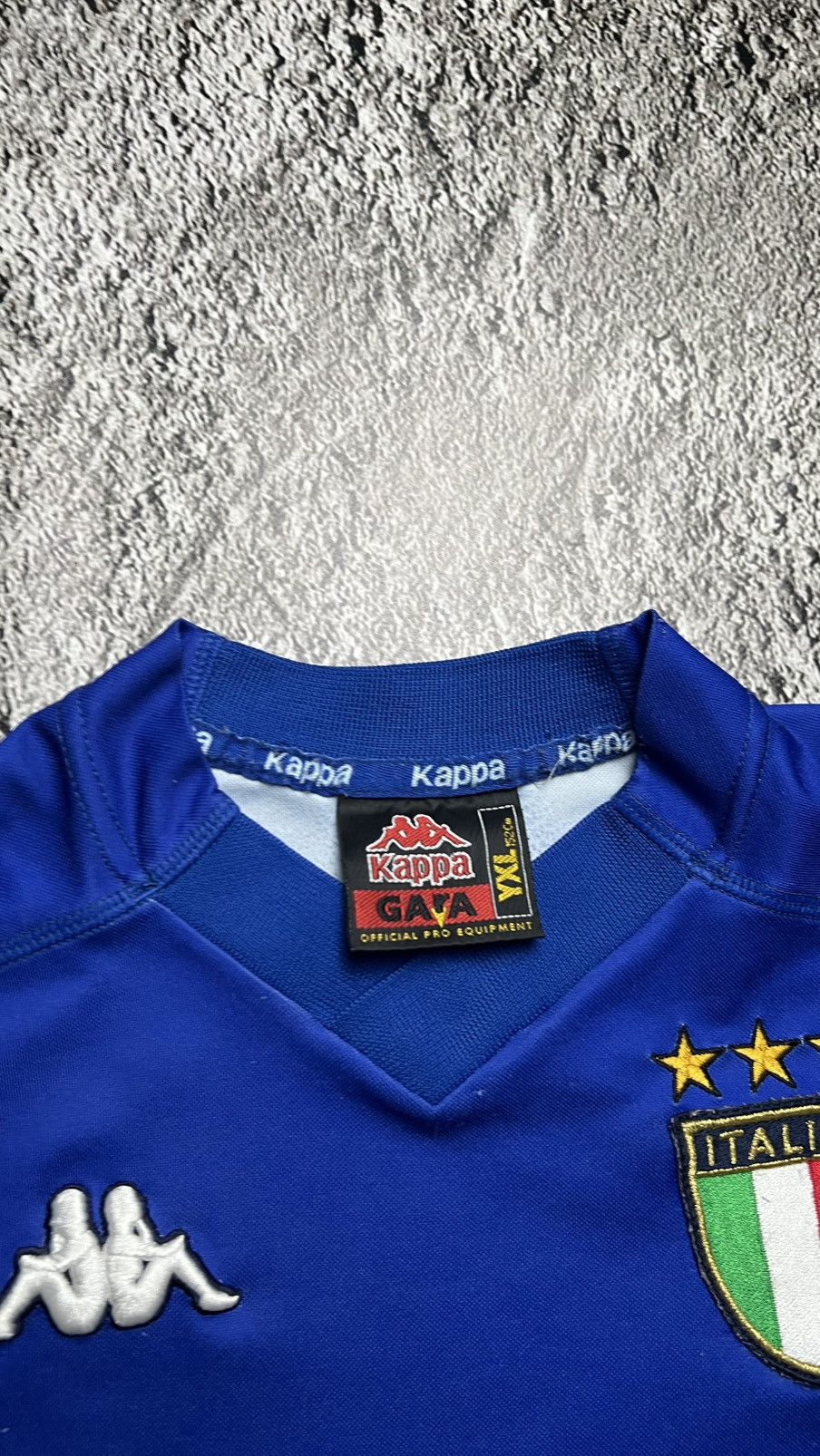 Kappa 1998-1999 Italy national football team kappa youth XL jersey Size US XXS / EU 40 - 6 Thumbnail