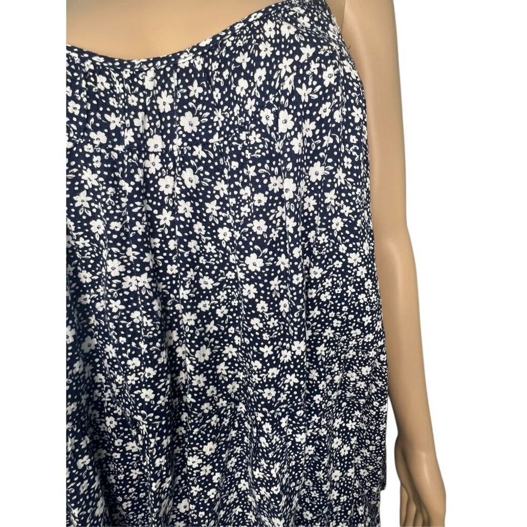 Torrid Torrid Floral Patterned Flowy Loose Fit Spaghetti Strap Tank Size XXS / US 00 / IT 34 - 2 Thumbnail