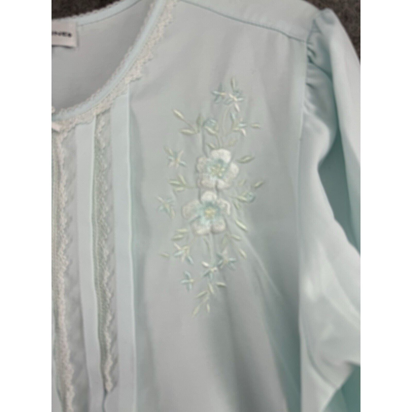 Other Miss Elaine Vintage Nightgown M Embroidery Lace Grandmacore Size M / US 6-8 / IT 42-44 - 9 Thumbnail