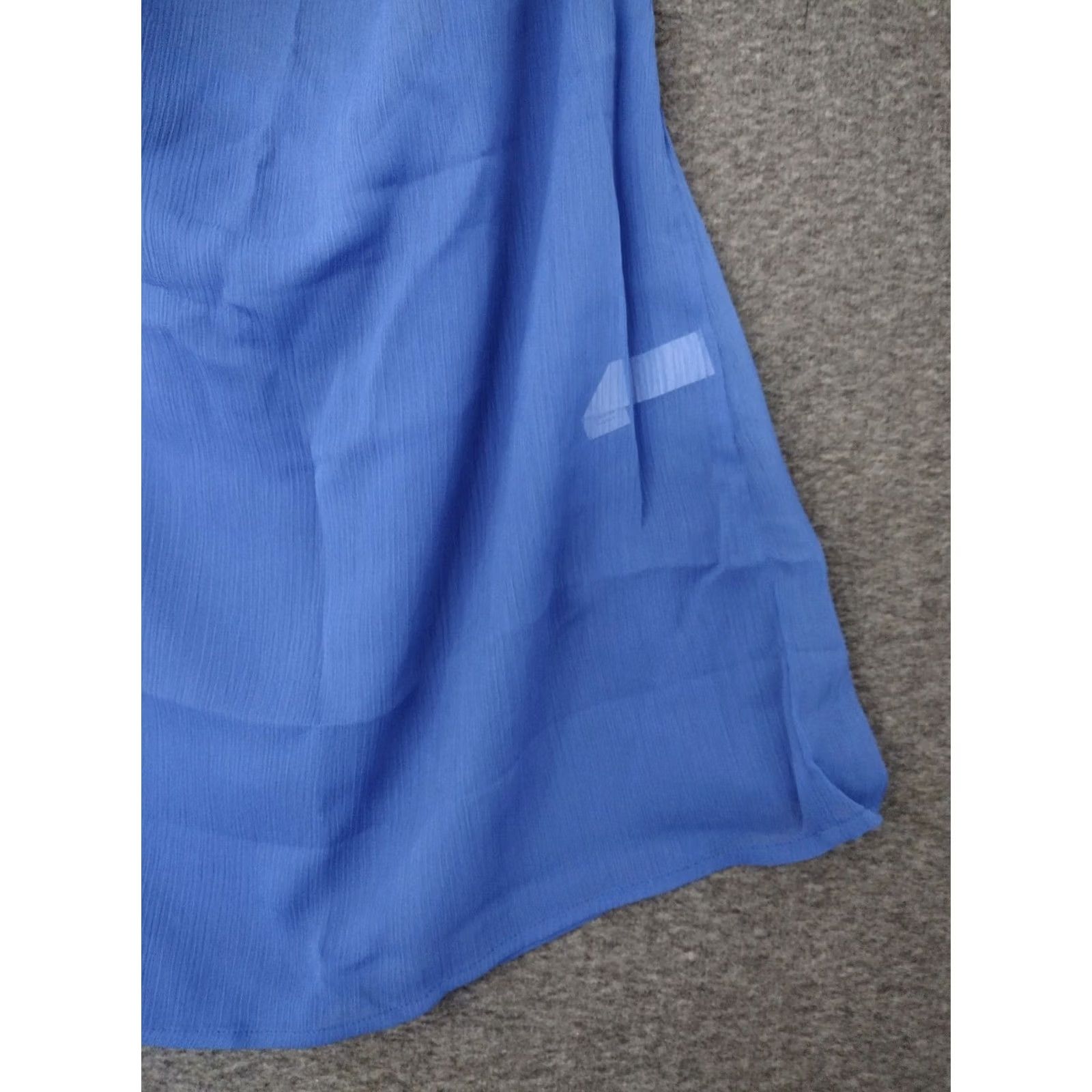 Swims Toluca Swim Women's Mini Cowl Neck Sheer Dress Blue XL Dress Casual Beach Sleeveless Knee Length Women XL Blue Size XL / US 12-14 / IT 48-50 - 7 Thumbnail
