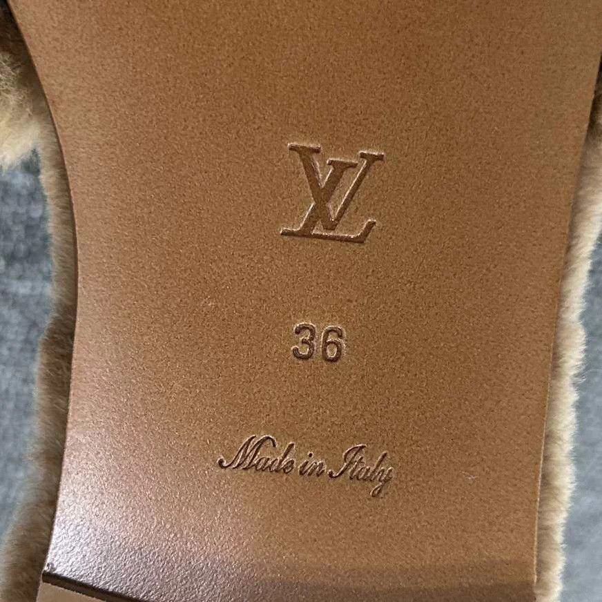 Louis Vuitton Louis Vuitton Monogram All-Over Print Fur Slippers 36 Size US 5.5 / IT 35.5 - 5 Thumbnail