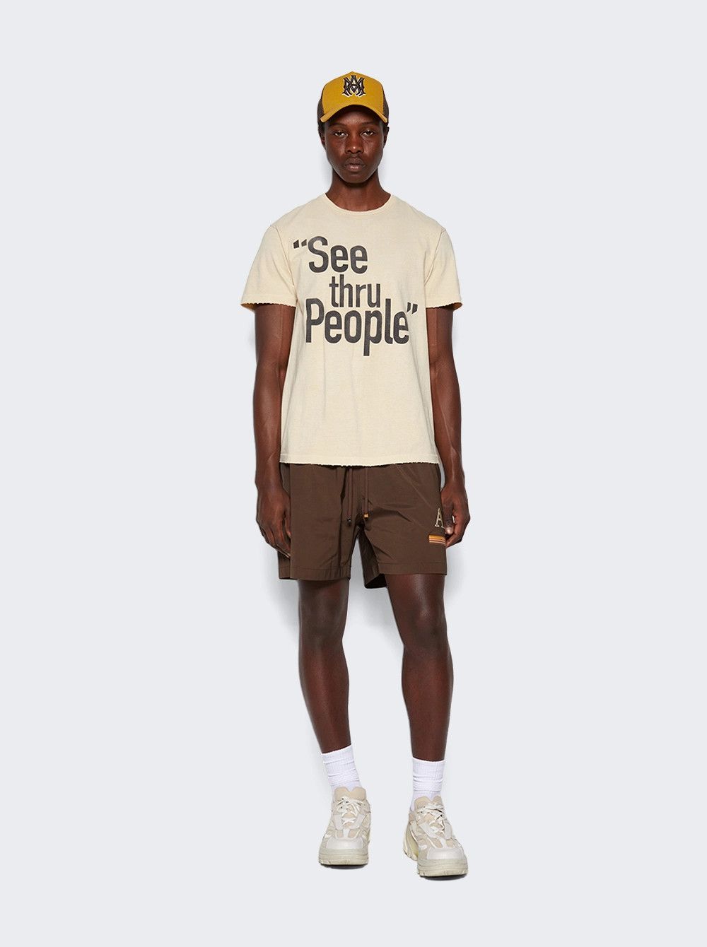 Gallery Dept. o1mle0825 See Thru People Tee Shirt in White Size US S / EU 44-46 / 1 - 2 Thumbnail