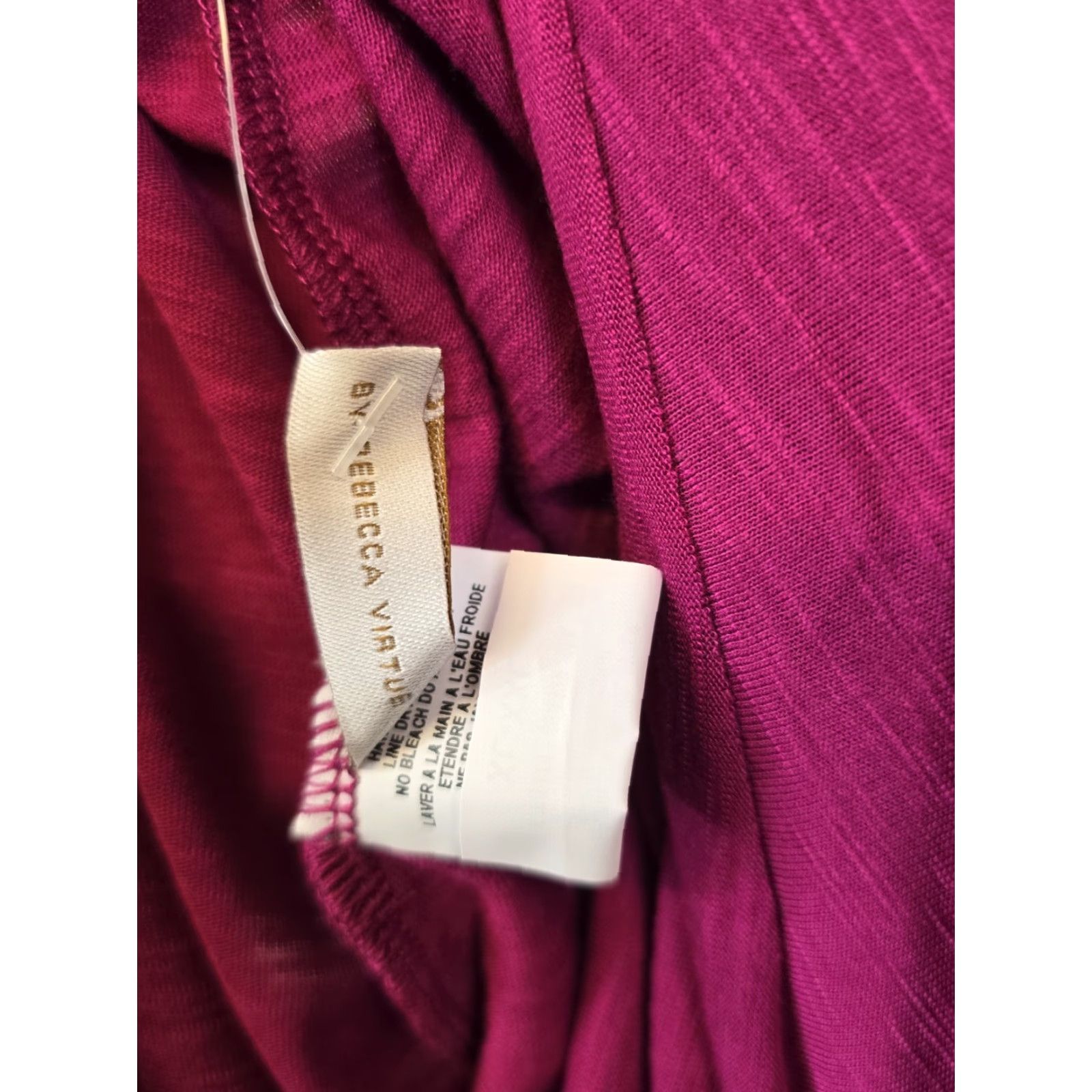 Vintage VINTAGE Becca by Rebecca Virtue Wmns It's a Breeze Lightweight Beach Dress - XL/XXL Wine Beach Cover Up Womens Size XL / US 12-14 / IT 48-50 - 2 Thumbnail