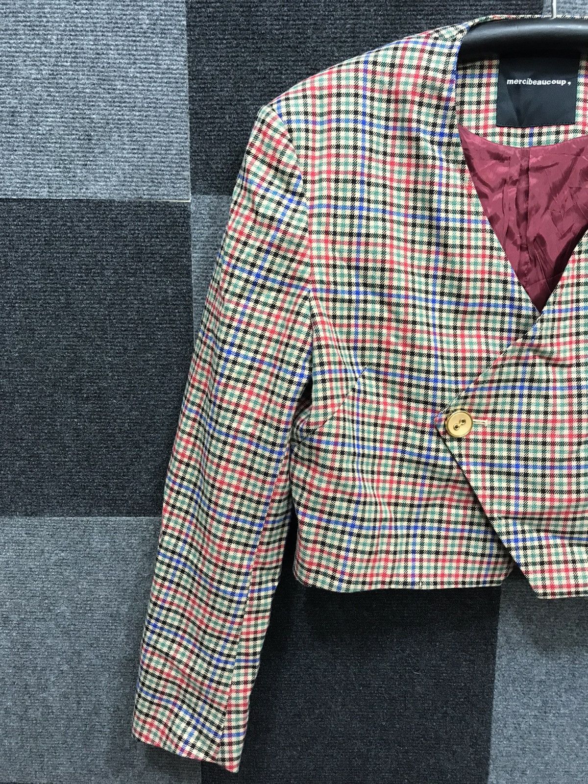 Designer mercibeaucoup XIssey Miyake Designer Cropped Blazer Size S / US 4 / IT 40 - 3 Thumbnail