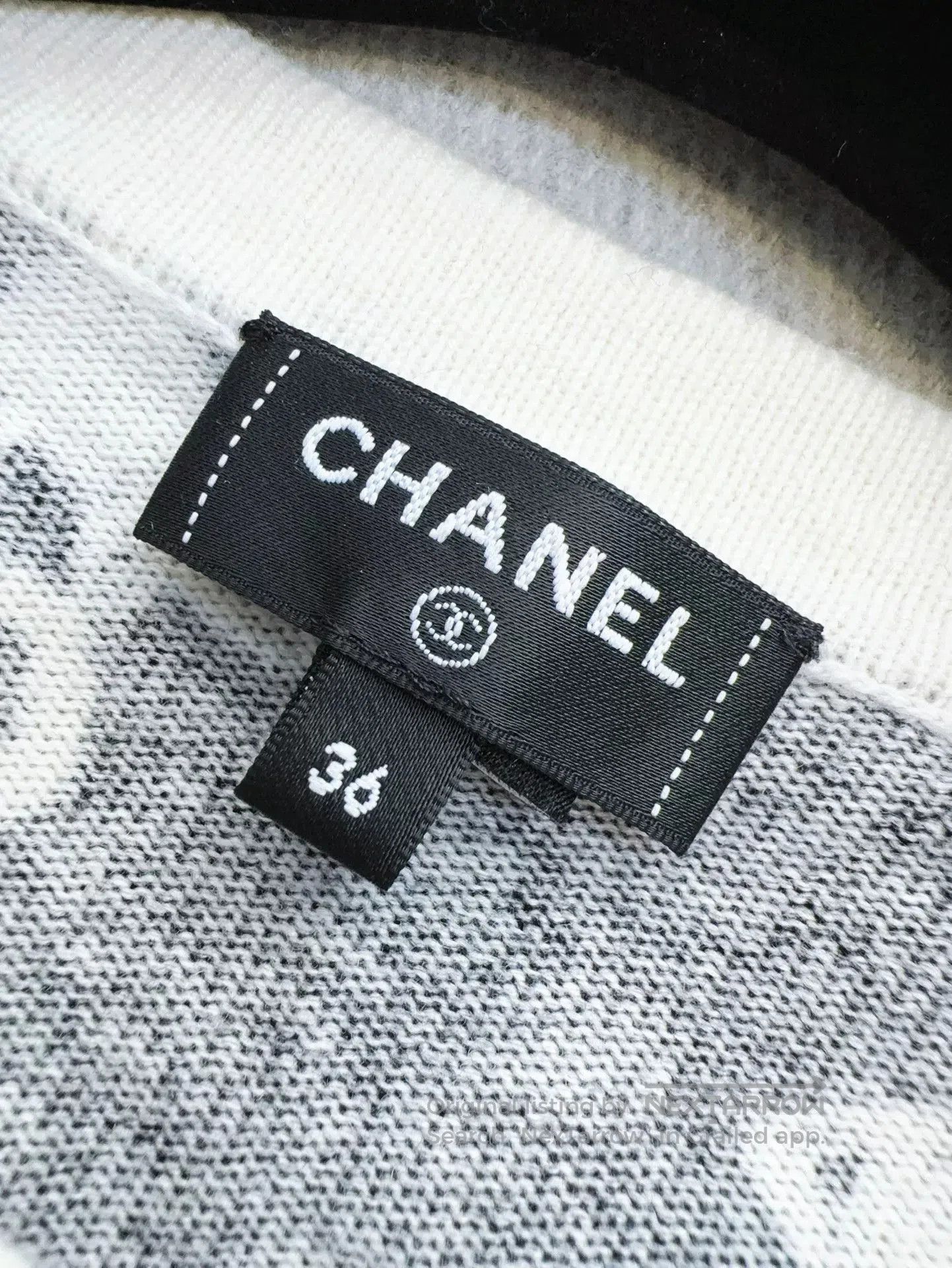 Chanel Chanel Coco Neige Black White Knit Cardigan. Size US S / EU 44-46 / 1 - 5 Thumbnail