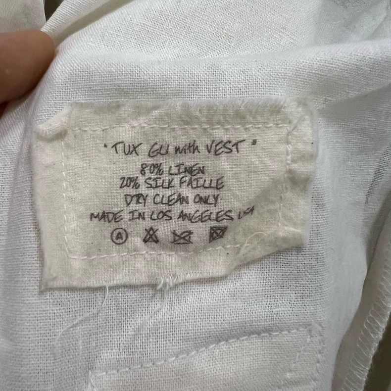 Greg Lauren greg lauren Off white fake two shirts 2506-Nextarrow Size M / US 6-8 / IT 42-44 - 5 Thumbnail