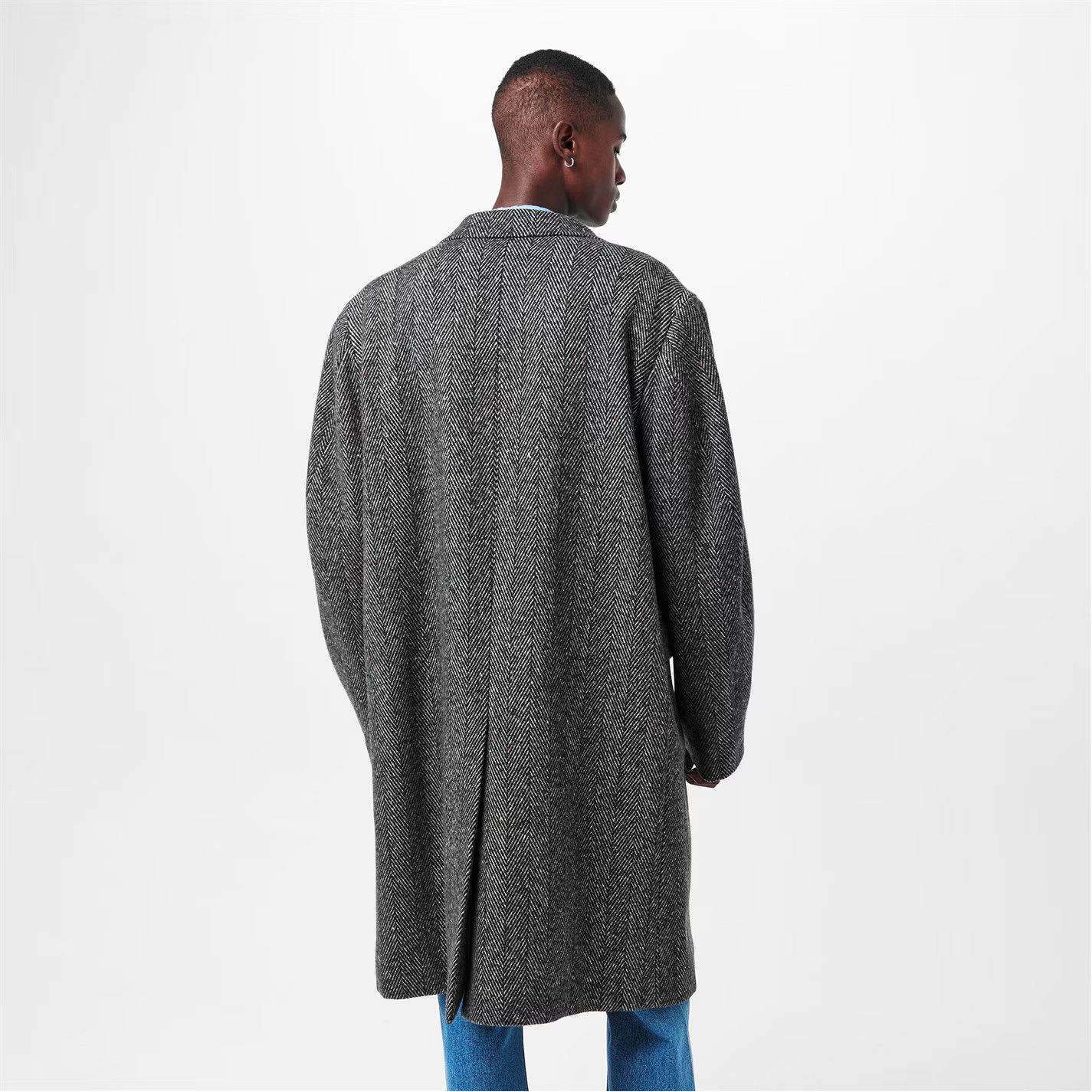Givenchy o1g2r1mq0426 Wool-Mix Tailored Overcoat in Grey Size US L / EU 52-54 / 3 - 4 Thumbnail