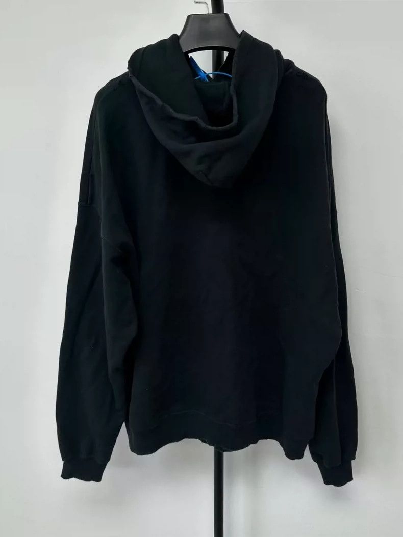 Balenciaga Balenciaga Raised Letter Hoodie Size US M / EU 48-50 / 2 - 2 Thumbnail