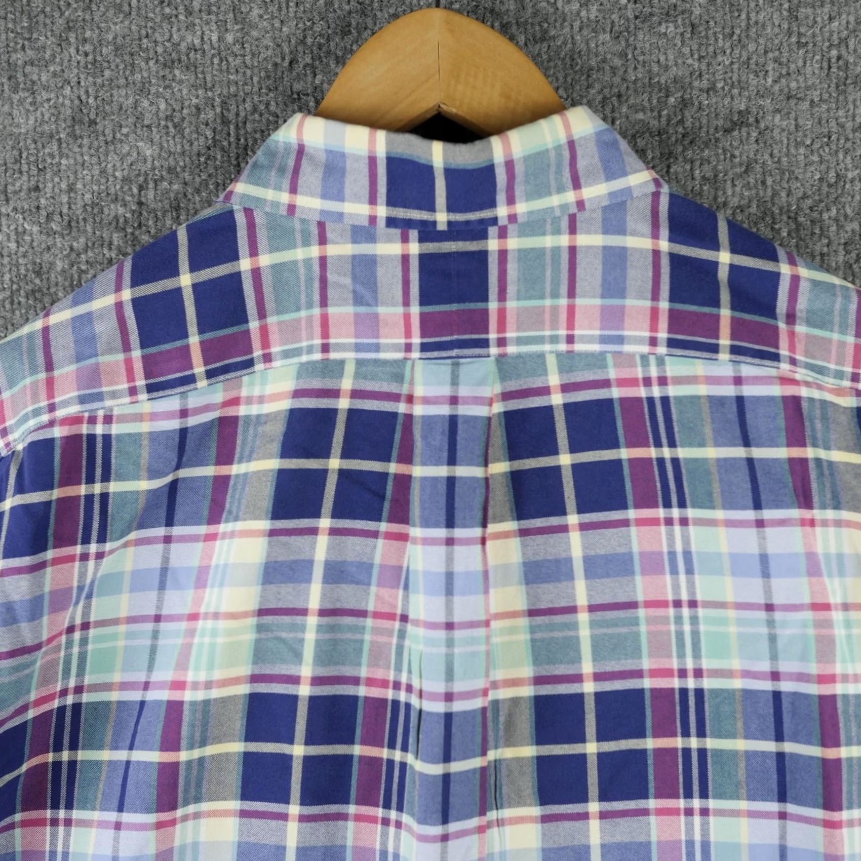 Ralph Lauren Ralph Lauren Shirt Mens XL Blue Multicolor Plaid Button Down Long Sleeve Pony Size US XL / EU 56 / 4 - 5 Thumbnail