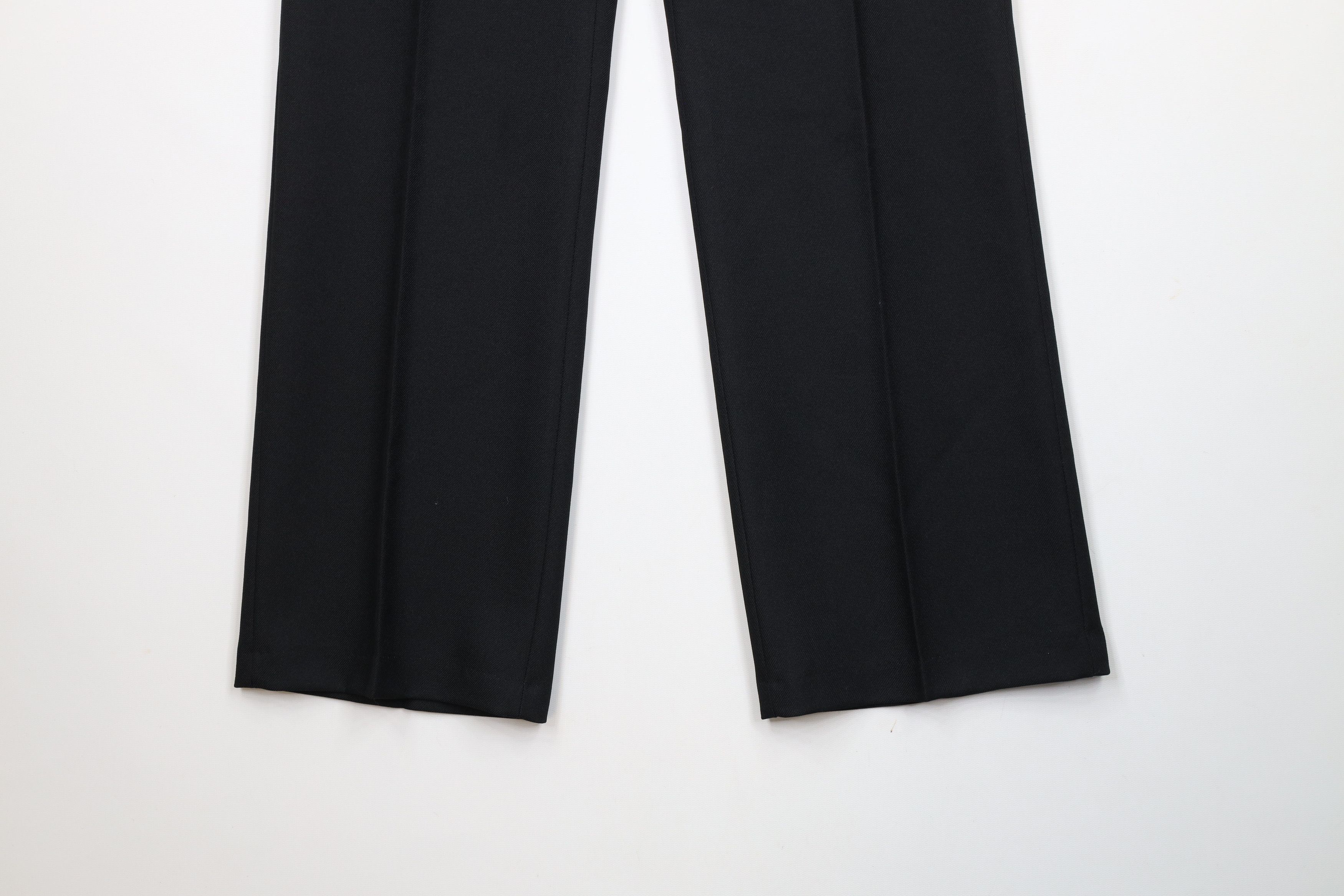 Vintage Vintage 70s Streetwear Flared Wide Leg Chino Pants Black USA Size US 32 / EU 48 - 4 Thumbnail