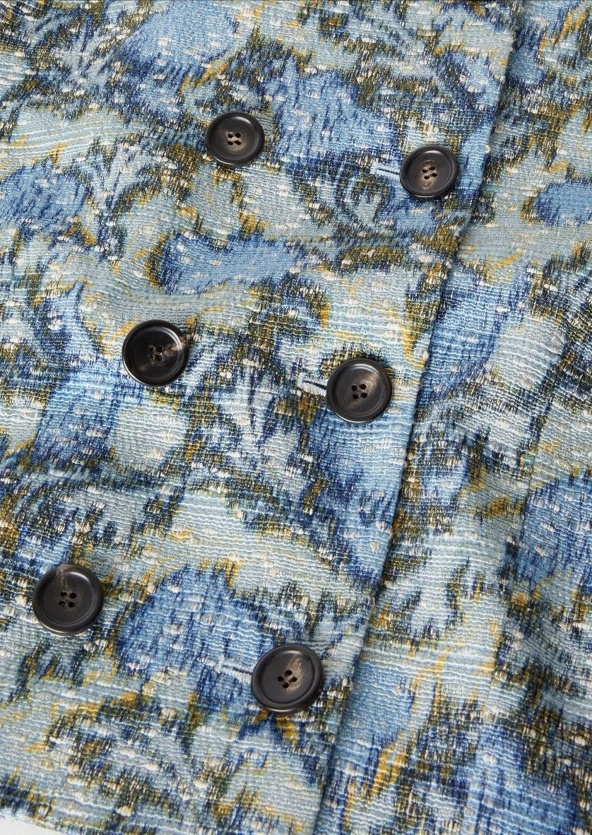 Loro Piana o1srvl11e0825 FAO7010 Roundneck Double-breasted Jacket Size S / US 4 / IT 40 - 3 Thumbnail