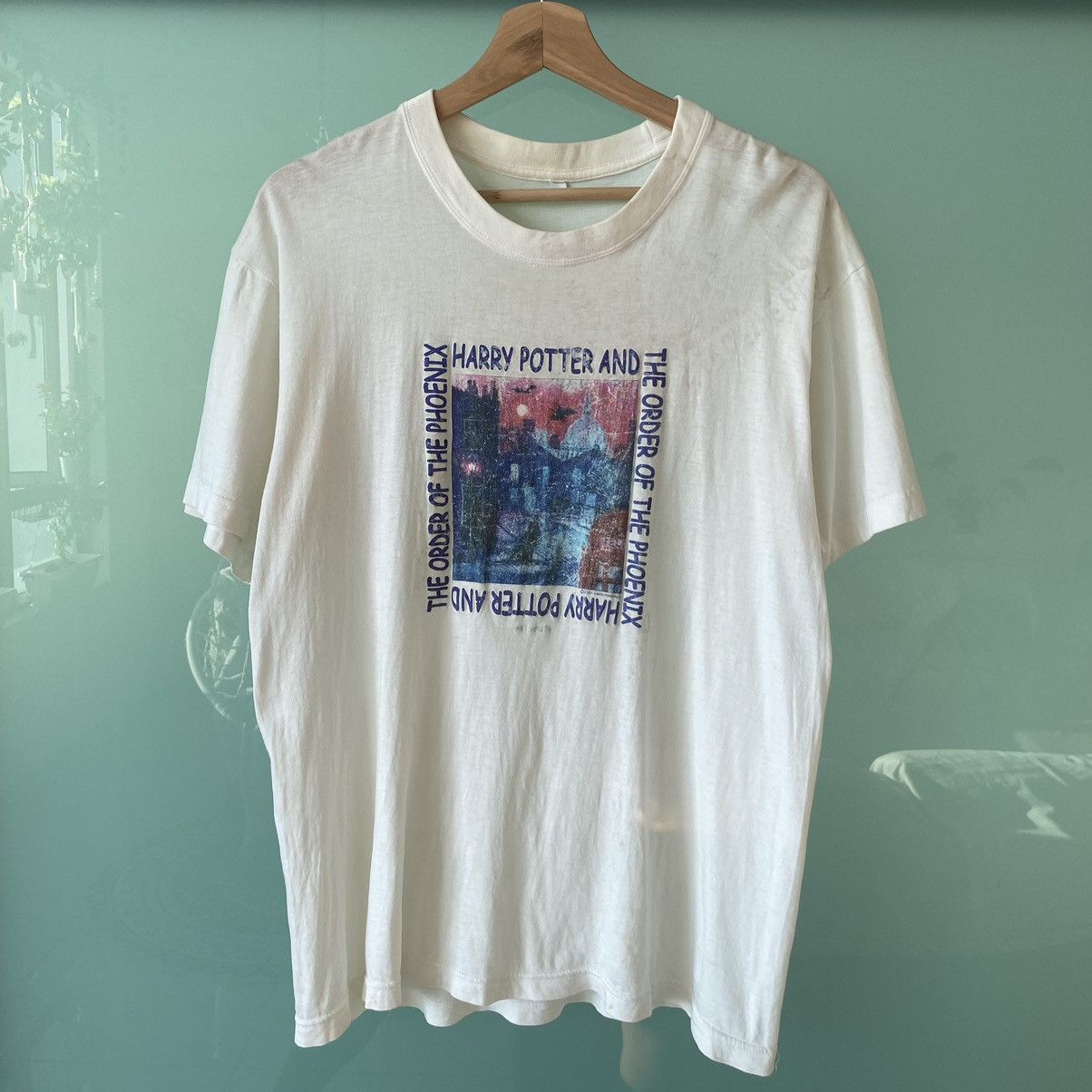 Vintage Vintage 2004 Harry Porter The Order Of The Phoenix Movie Tee Size US M / EU 48-50 / 2 - 2 Thumbnail