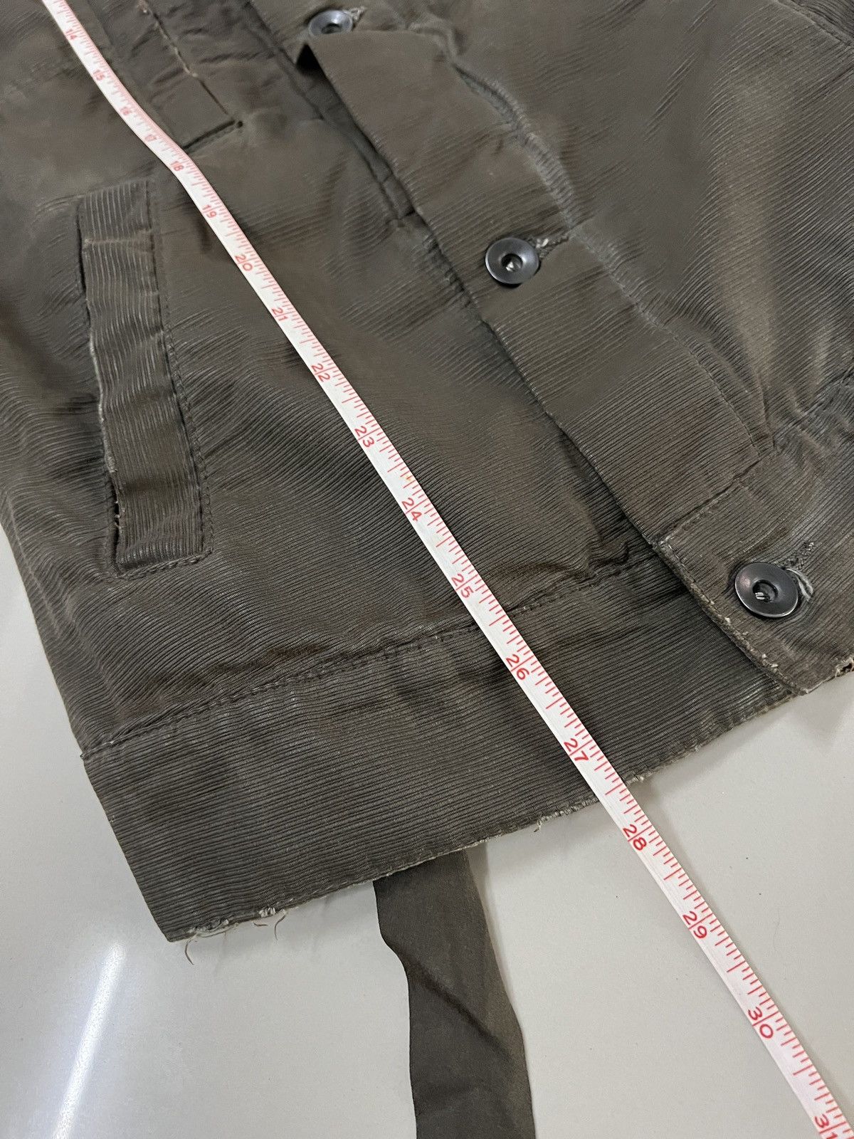 Rick Owens Archive FW07 Rick Owens DRKSHDW Waxed Grosgrain Jacket Size US S / EU 44-46 / 1 - 24 Thumbnail