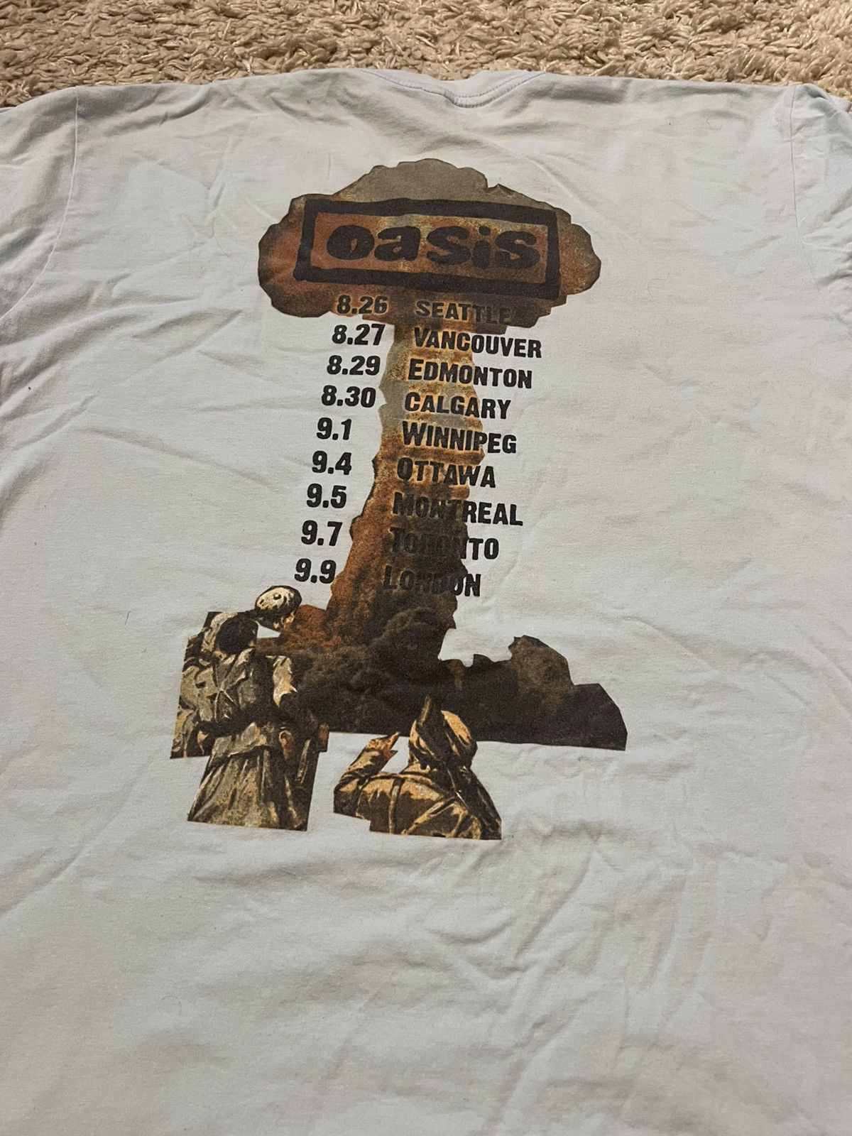 Band Tees Vintage 2008 tour Oasis band tee Dig Out Your Soul L size Size US L / EU 52-54 / 3 - 3 Thumbnail