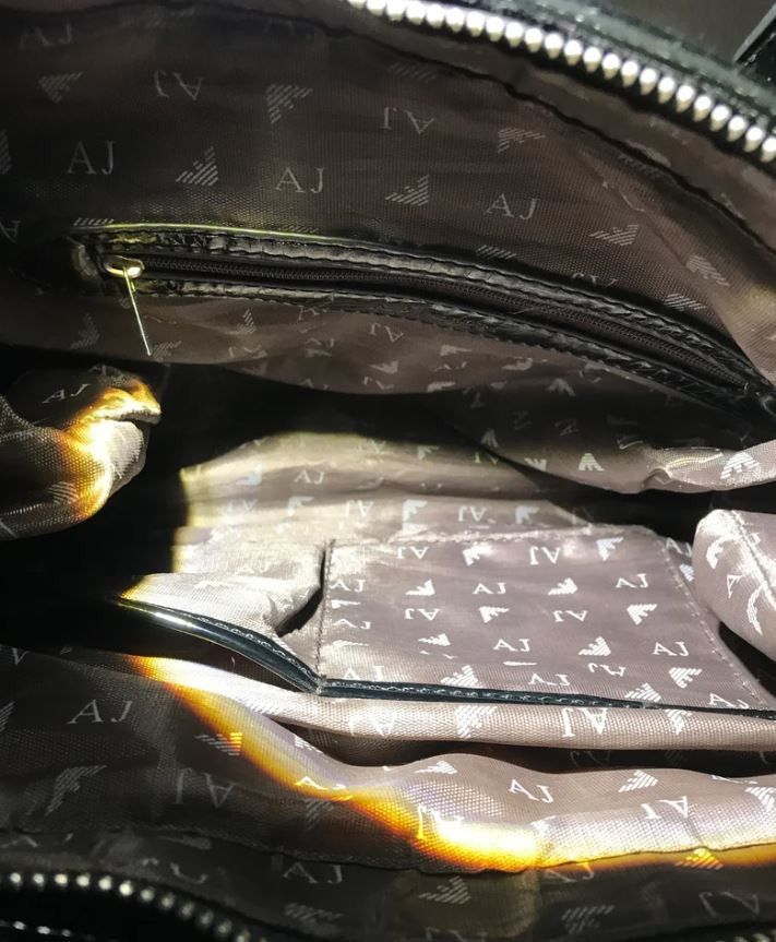 Other Vintage Armani Jeans Black Bag Handbag Size ONE SIZE - 8 Thumbnail