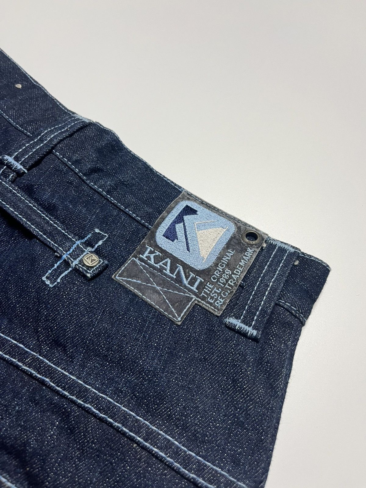 Karl Kani Karl kani Y2k Raw Rinsed Denim Jorts Size US 28 / EU 44 - 9 Thumbnail