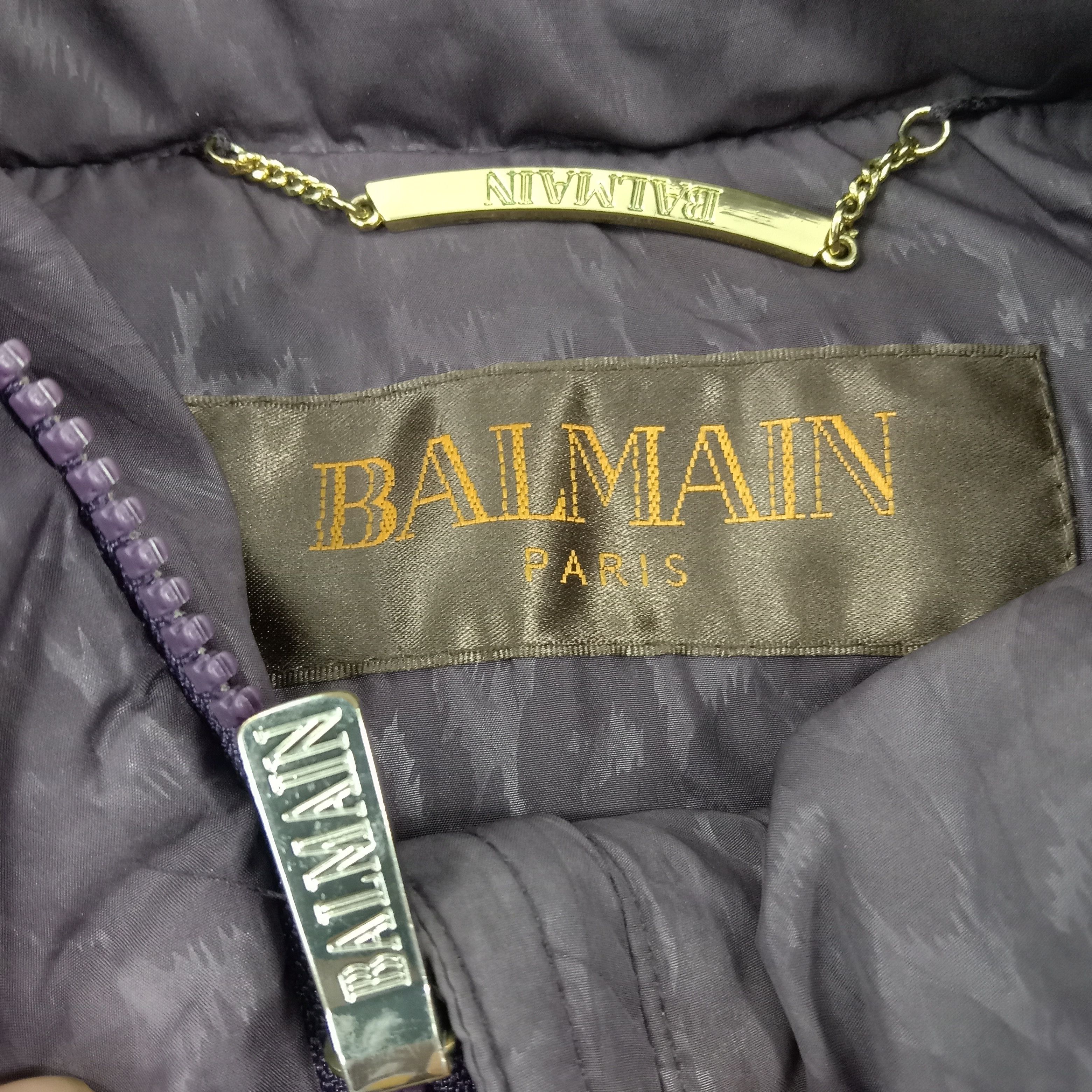 Balmain × Vintage Balmain Paris Designer Brand Jacket C230N18 Size US M / EU 48-50 / 2 - 5 Thumbnail