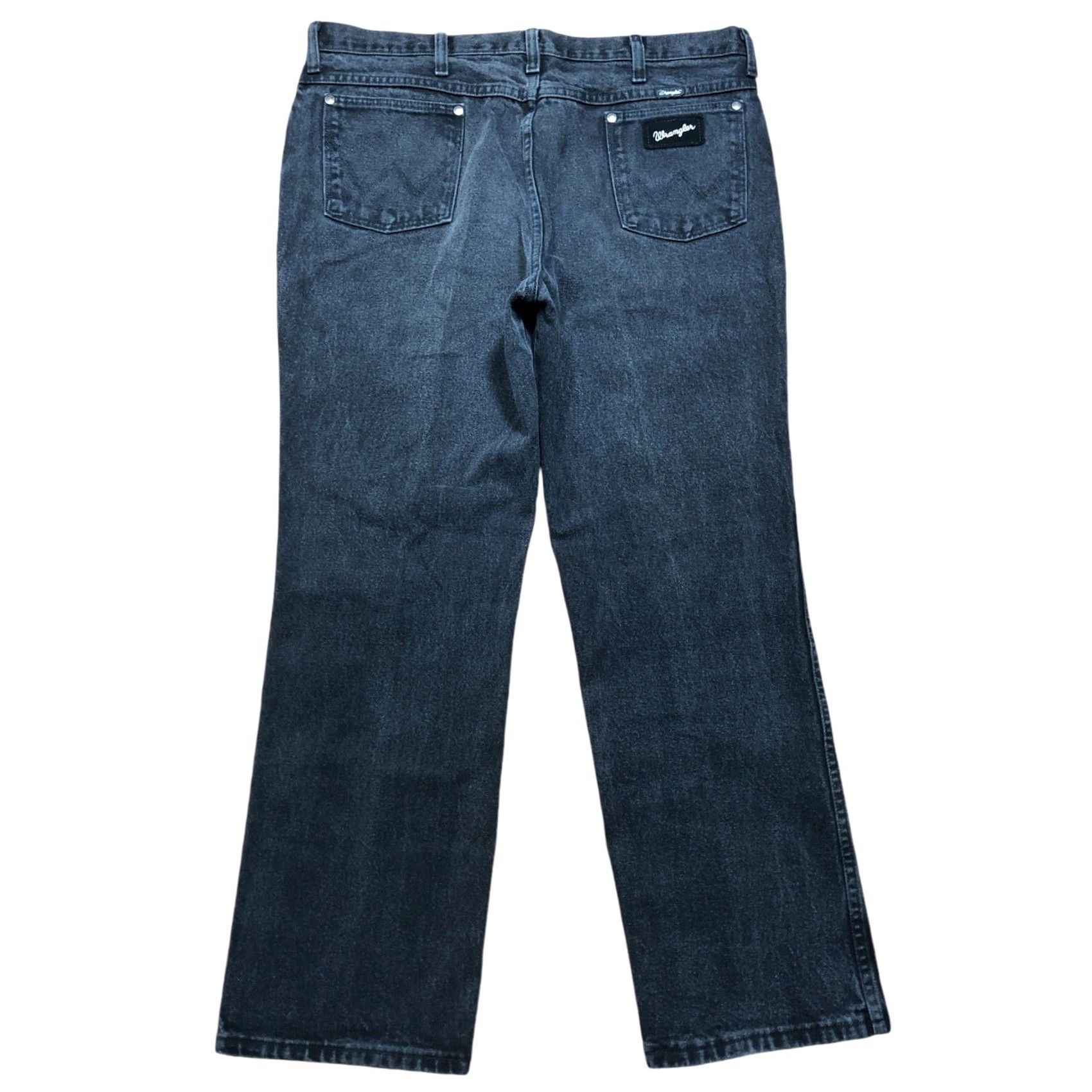 Wrangler VINTAGE Wrangler Cowboy Cut Jeans 38x30 Black Denim Slim Fit 5-Pocket USA Logo Cowboy Cut 933 Mens Size US 38 / EU 54 - 2 Thumbnail