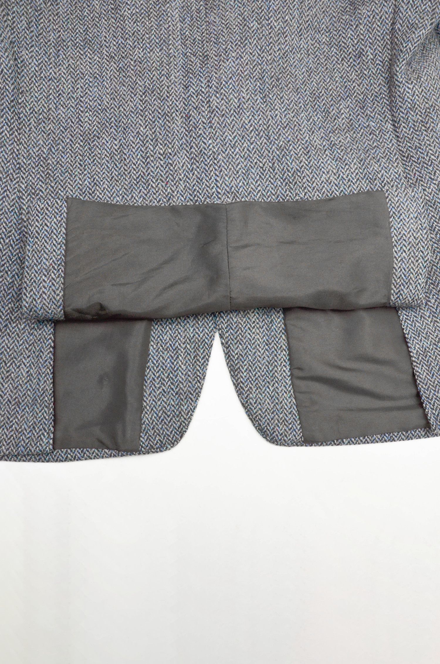 Harris Tweed Harris Tweed Herringbone Wool Blazer Grey Blue - Size 42R Size 42R - 12 Thumbnail