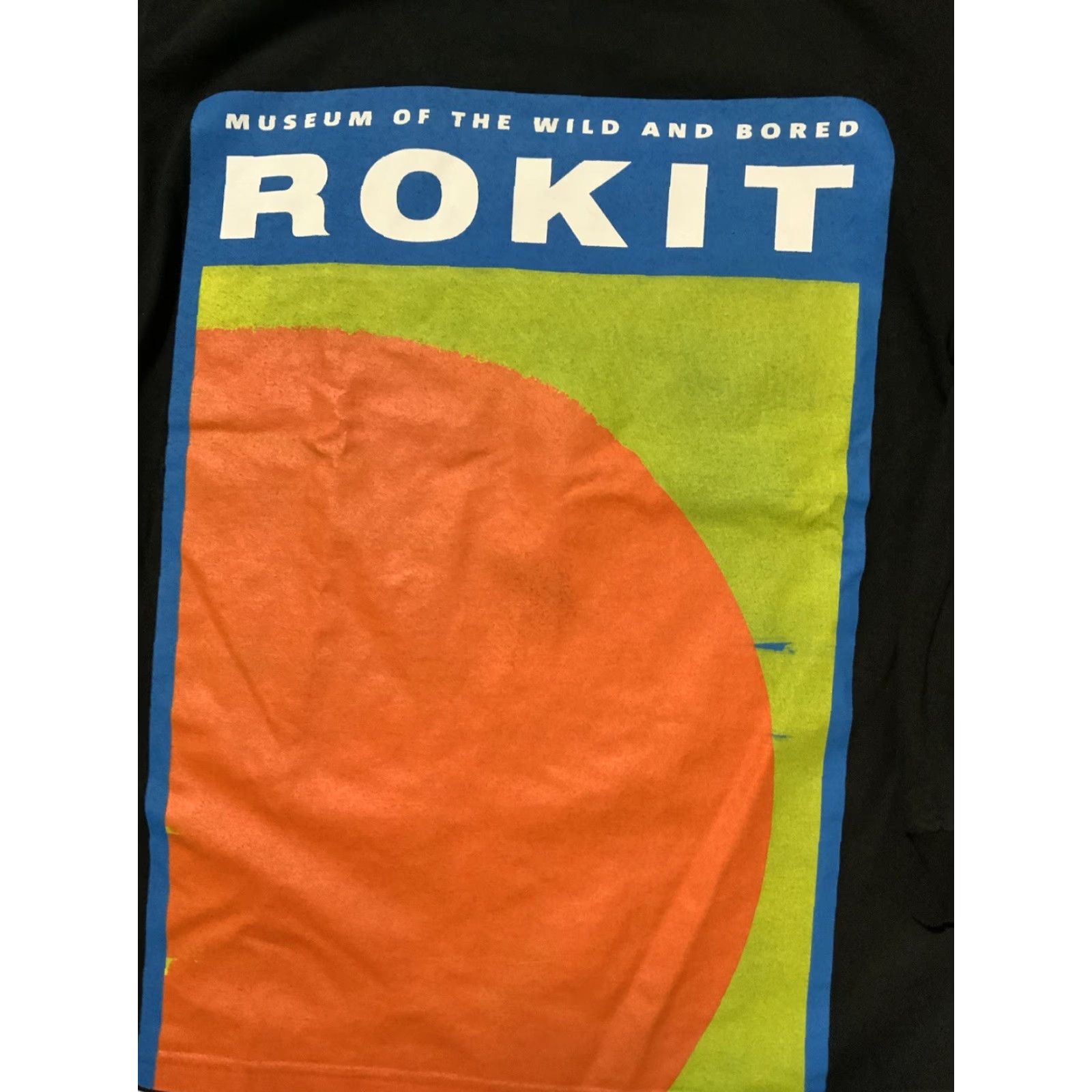 Vintage **ROKIT MUSEUM OF THE WILD BORER CURATOR FW18 MD BLACK T-SHIRT** User: ROKIT MUSEUM OF THE WILD BORER CURATOR FW18 MD BLACK T-SHIRT Size US M / EU 48-50 / 2 - 6 Thumbnail