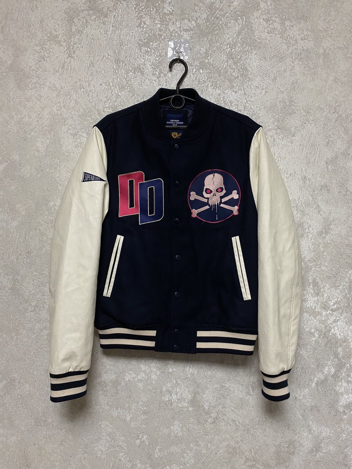 Superdry Superdry Japan style wool bomber jacket skull Size US L / EU 52-54 / 3 - 1 Thumbnail