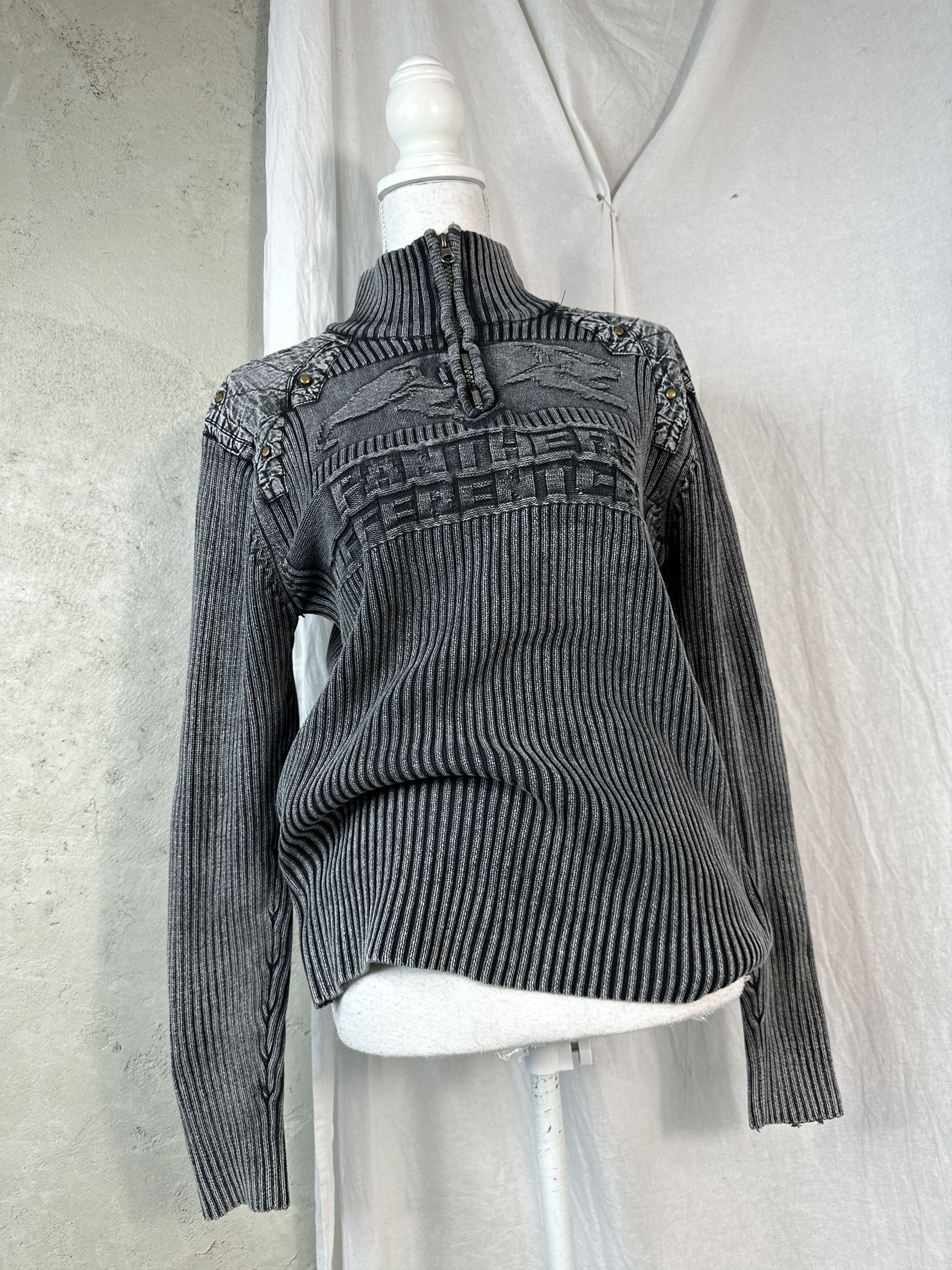 Vintage Faded Vintage Ribbed Sweater Size US M / EU 48-50 / 2 - 5 Thumbnail