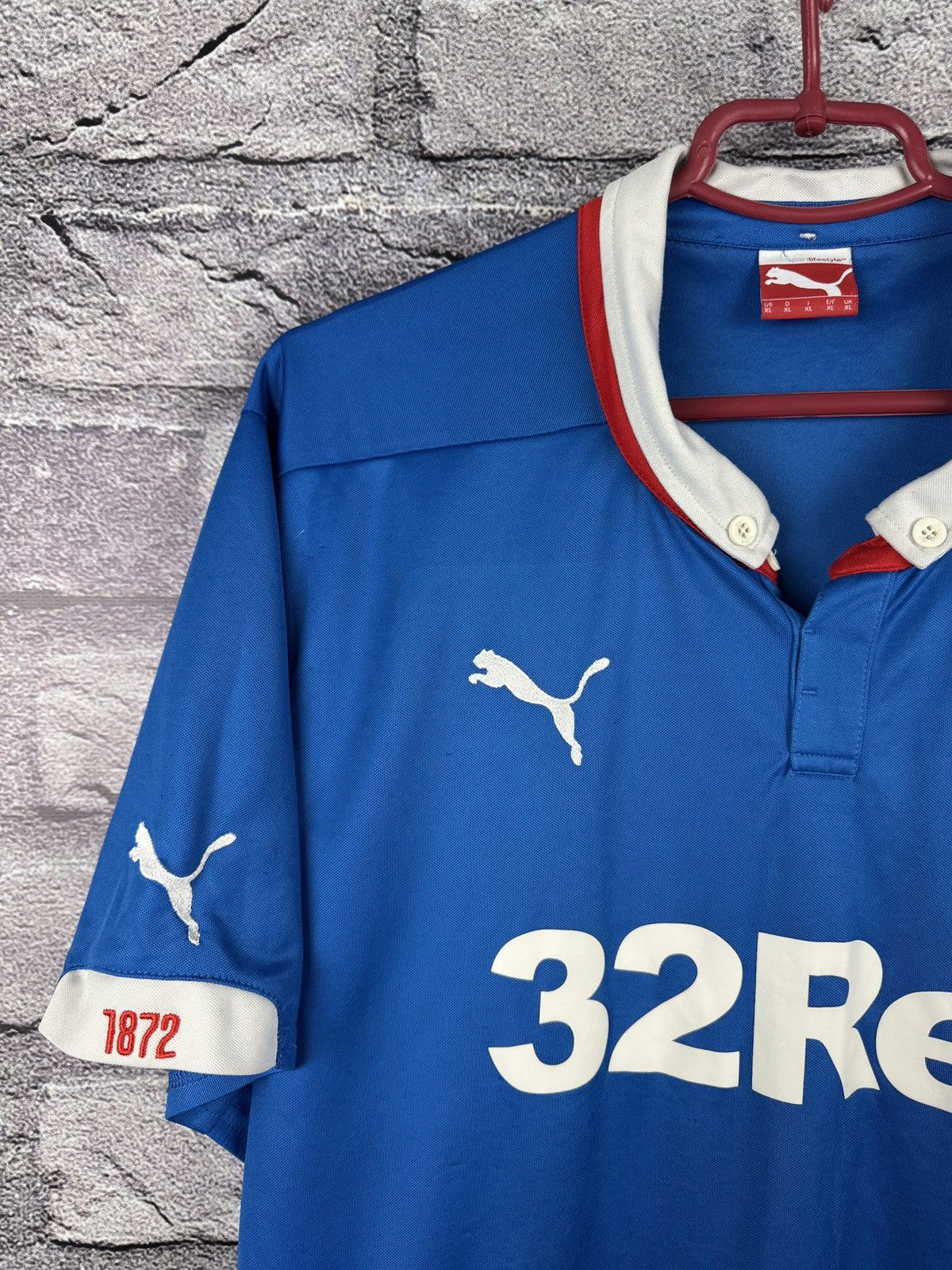 Puma Puma Rangers FC Home Football Jersey Blue Short Sleeve Size US XL / EU 56 / 4 - 3 Thumbnail