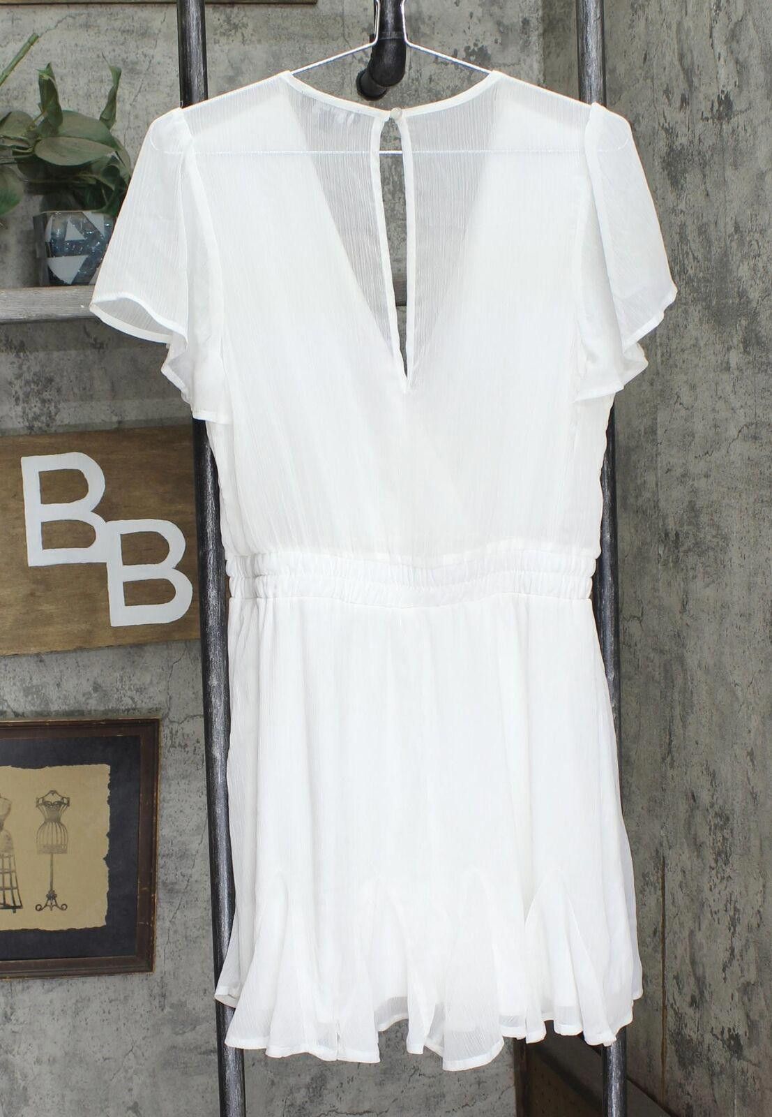 Other Trixxi Gauze Lightweight Mini Dress 1679163a65a814 White L Size L / US 10 / IT 46 - 2 Thumbnail