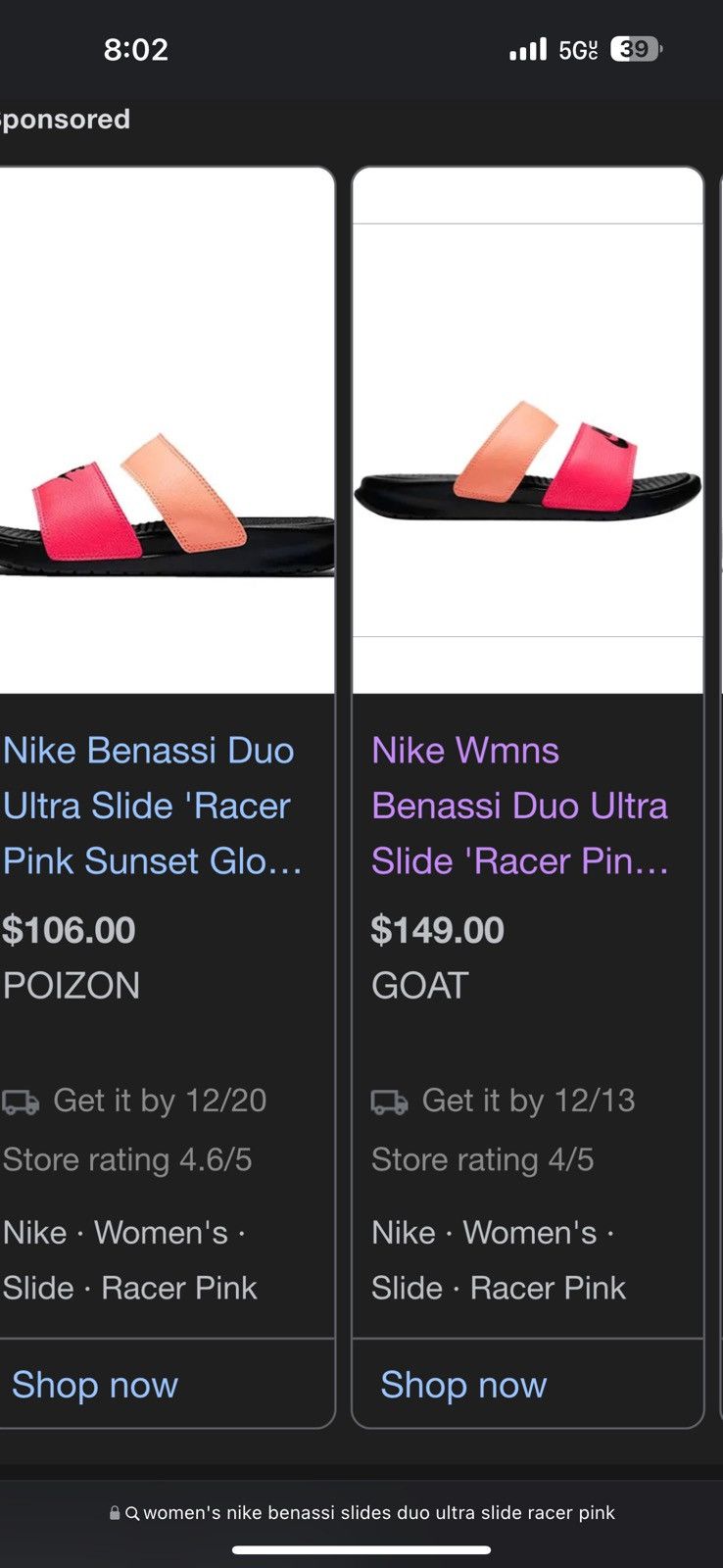 Nike NIKE Bessie Duo Ultra Slide Size US 6 / IT 36 - 5 Thumbnail