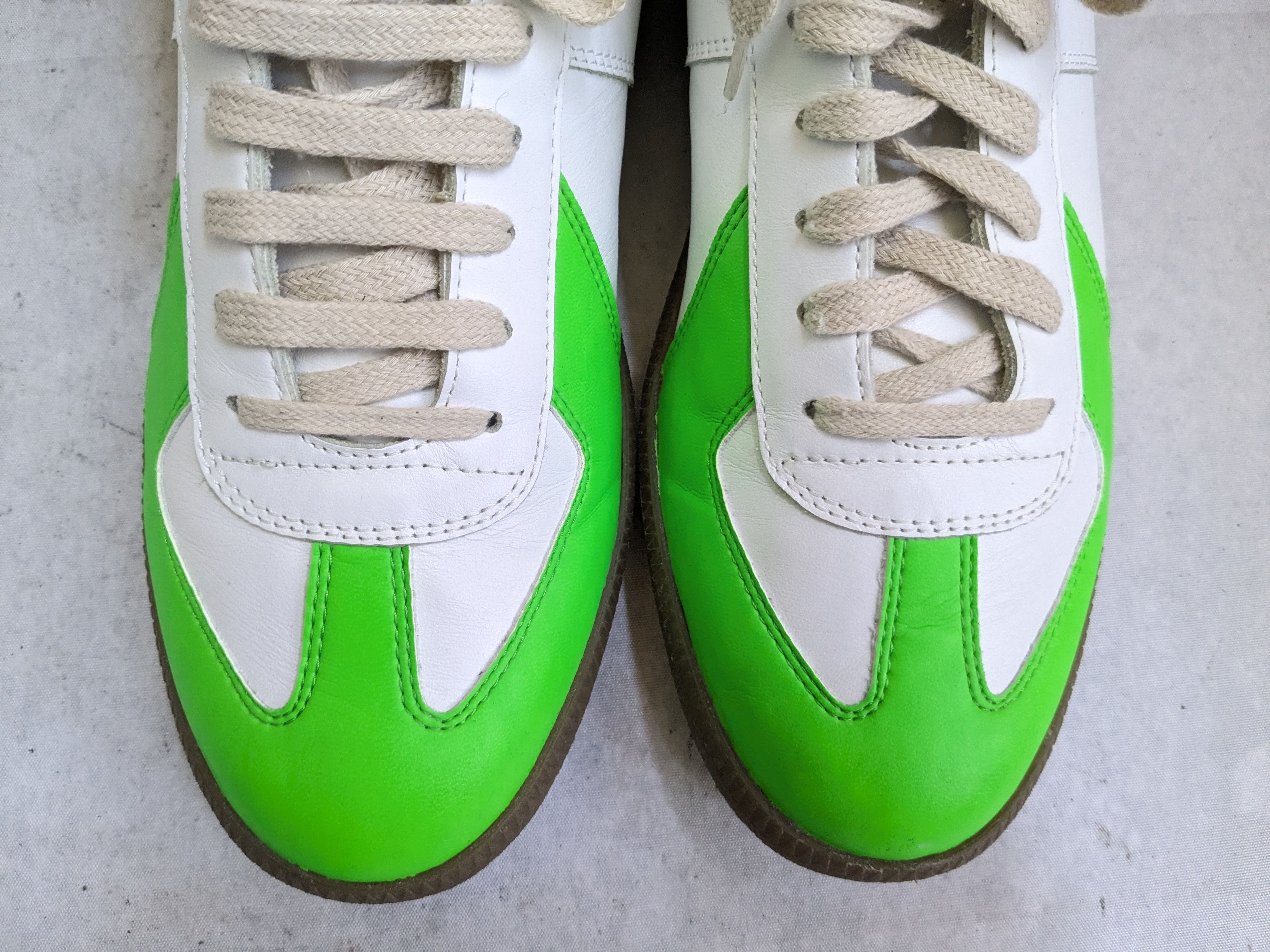 Maison Margiela Maison Margiela Replica GAT Sneakers White Green 13 46 Size US 13 / EU 46 - 6 Thumbnail