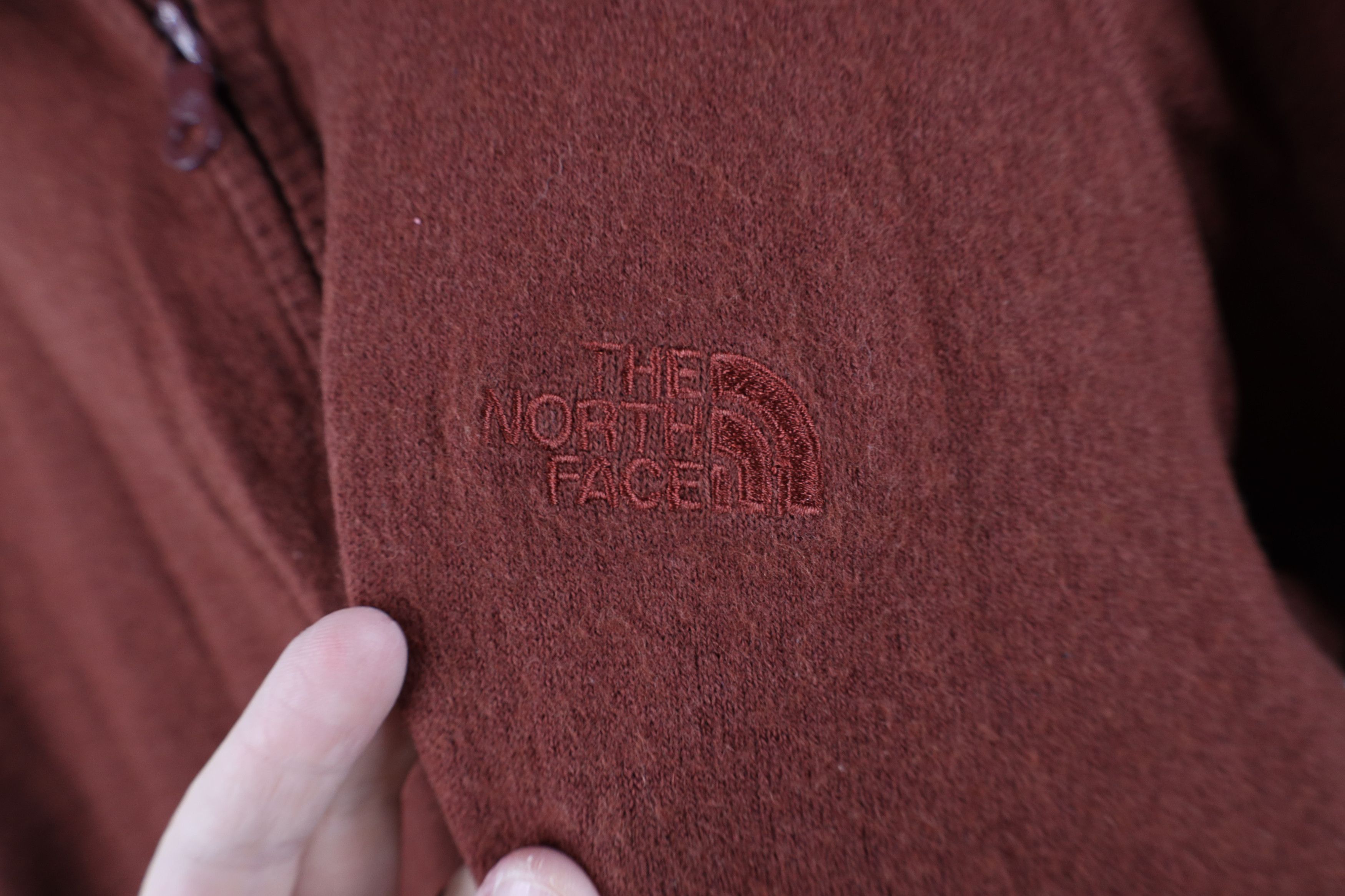 The North Face Vintage The North Face Wool Blend Knit Half Zip Sweater Red Size US M / EU 48-50 / 2 - 4 Thumbnail