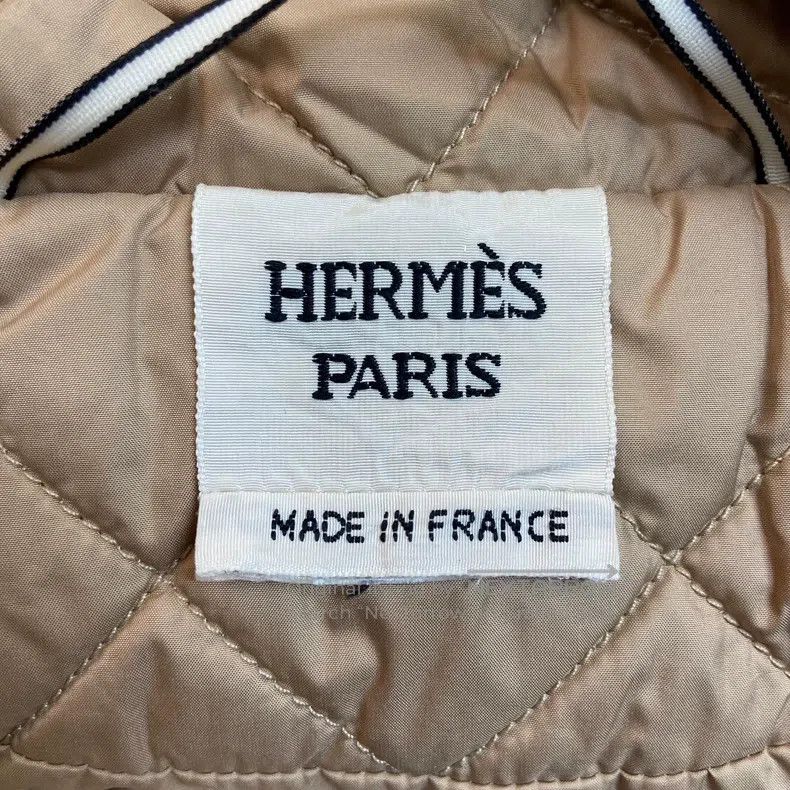 Hermes Hermes Khaki Diamond Quilted Puffer Jacket Size XS / US 0-2 / IT 36-38 - 4 Thumbnail