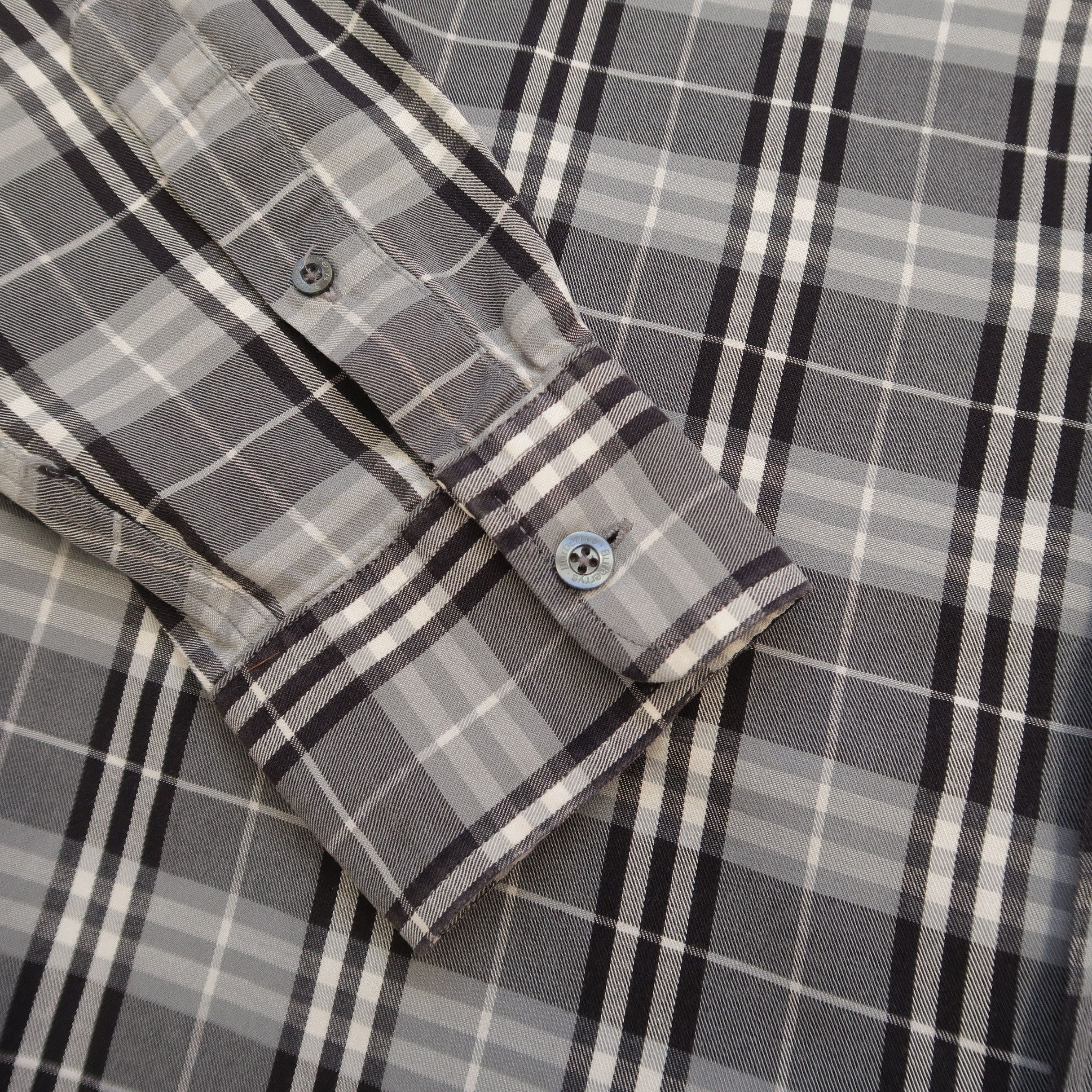 Burberry Burberry London Nova Check Gray Shirt Old Money Style Size US M / EU 48-50 / 2 - 9 Thumbnail