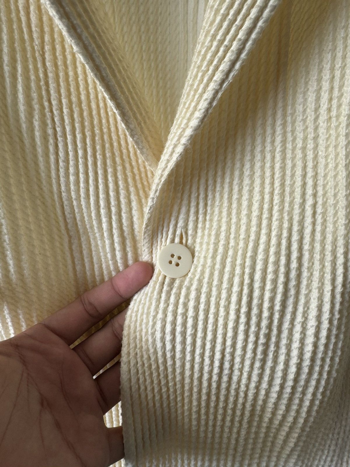 Issey Miyake Issey Miyake Pleated Robe Blazer Size US L / EU 52-54 / 3 - 5 Thumbnail