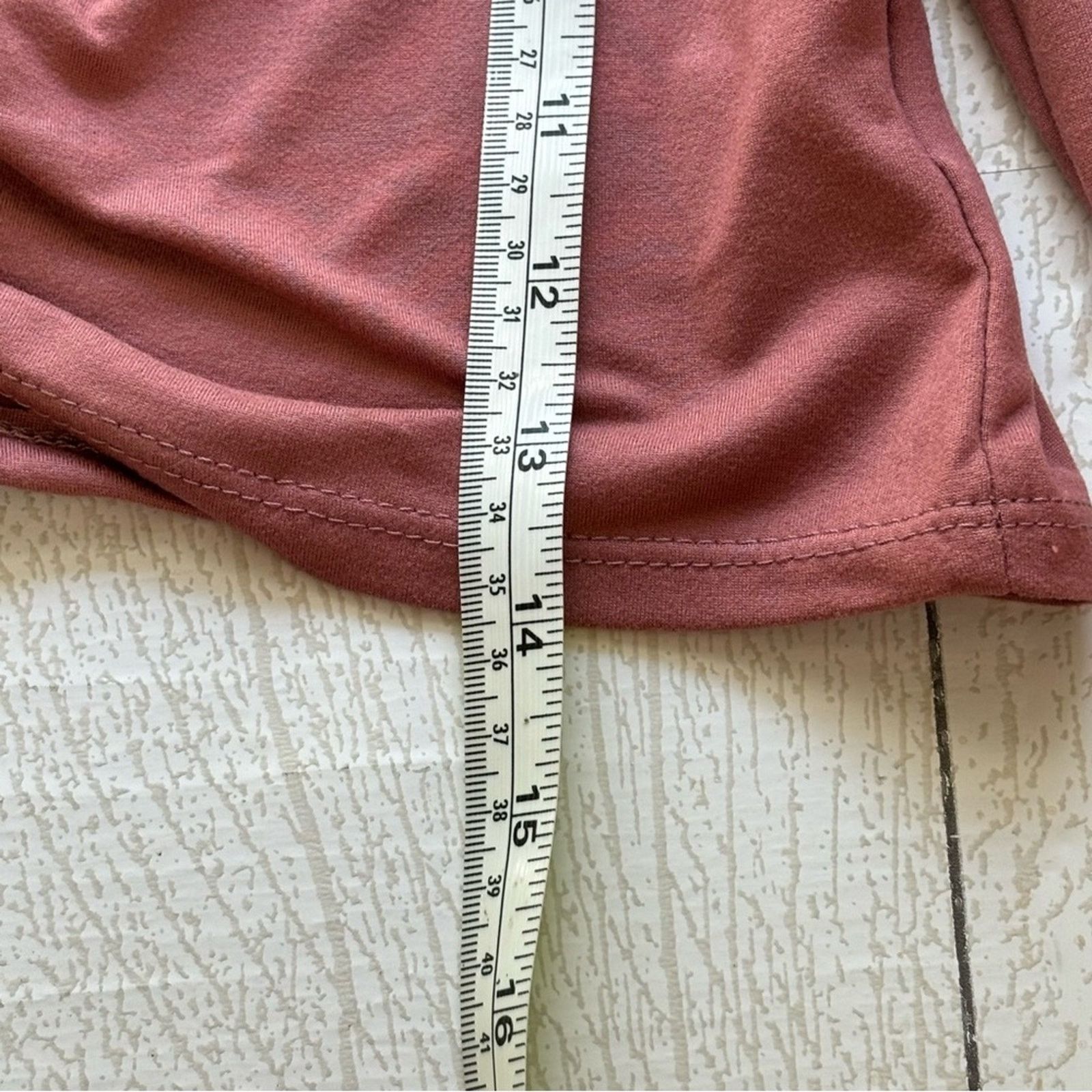 Other Timing Marsala Ruched Crop Top Large NWT Size L / US 10 / IT 46 - 6 Thumbnail