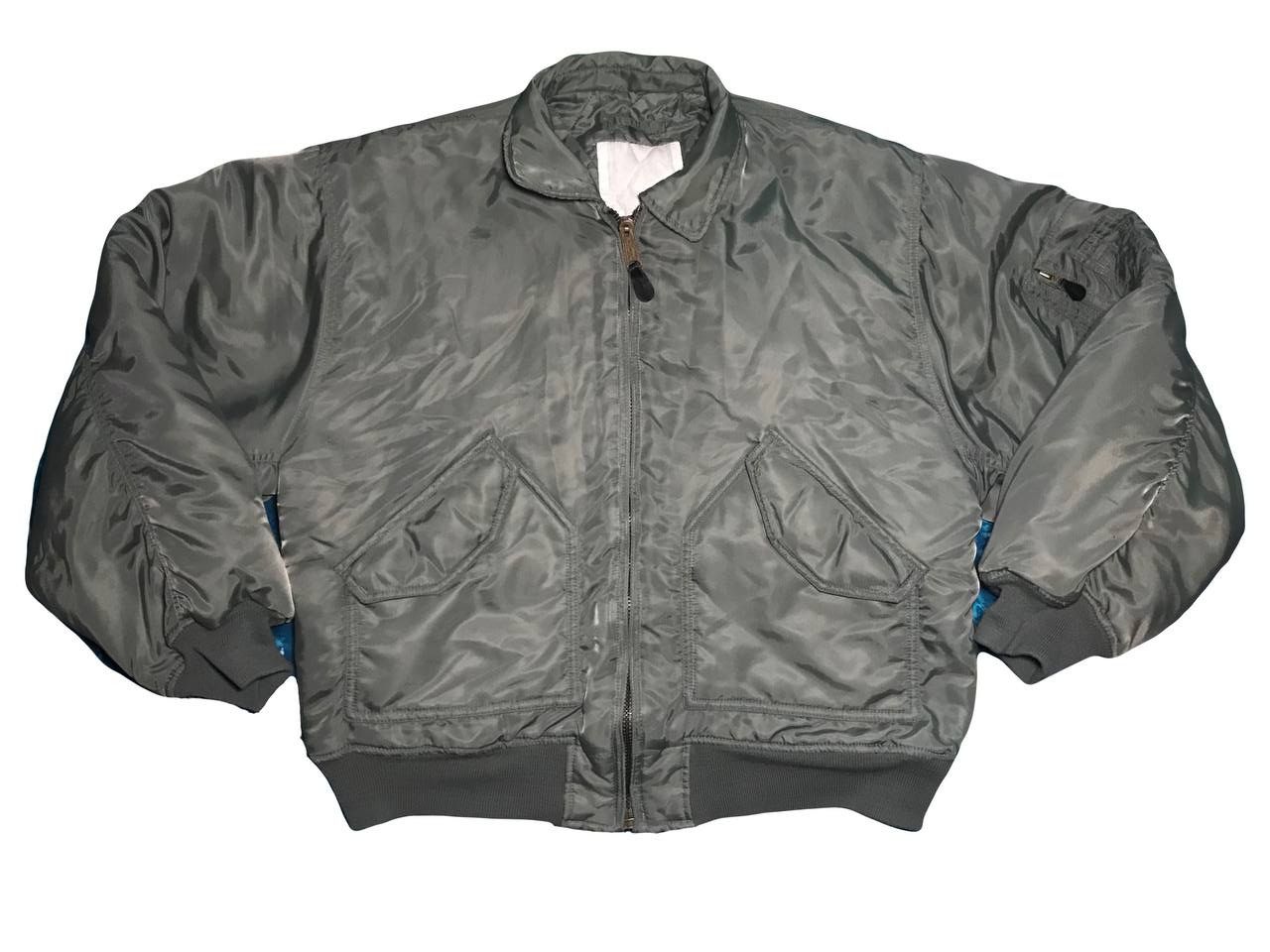 Alpha Industries × Vintage Vintage Alpha Industries Flight Bomber Jacket Military Size US XL / EU 56 / 4 - 2 Thumbnail